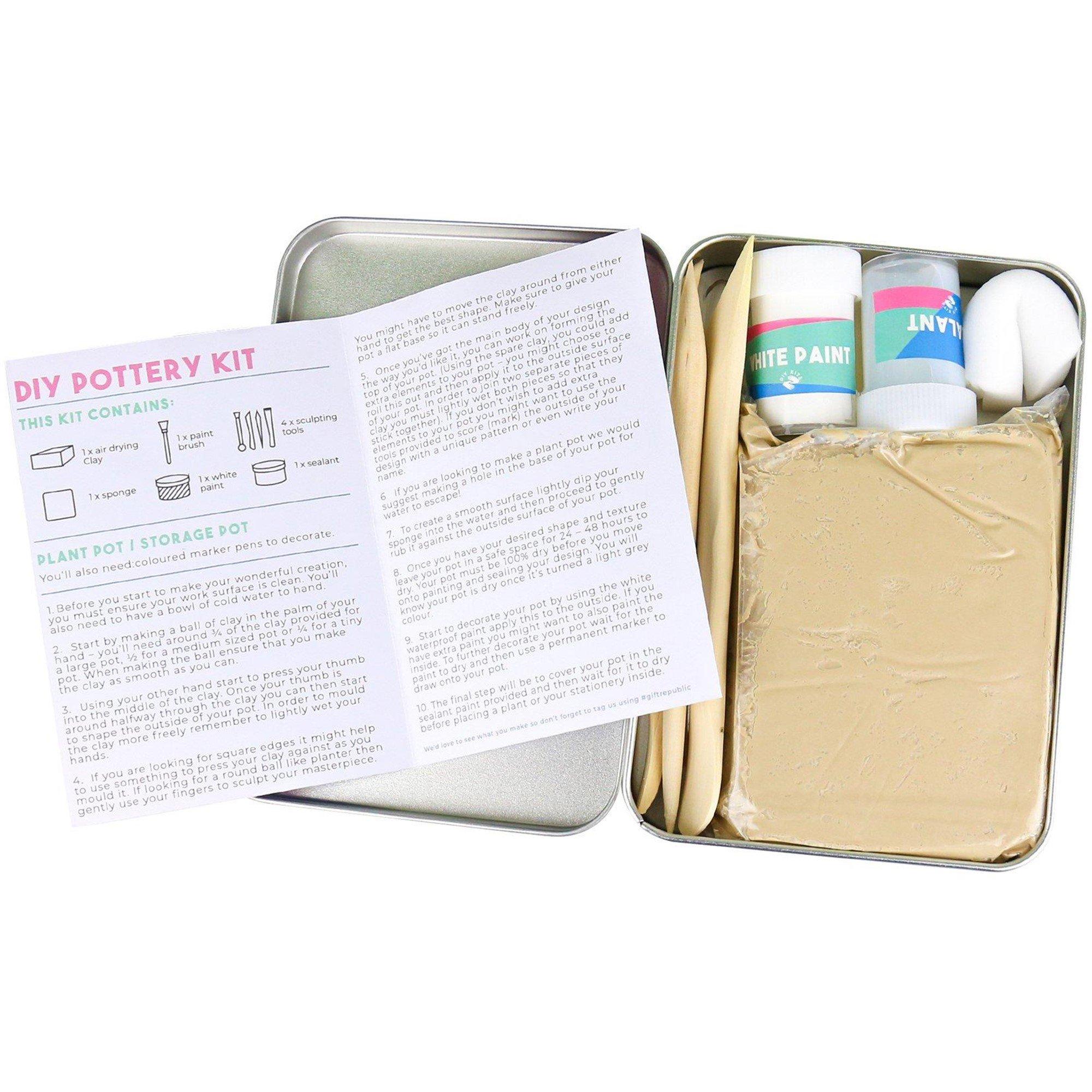 Brown - Gift Republic - DIY Pottery Kit - 4