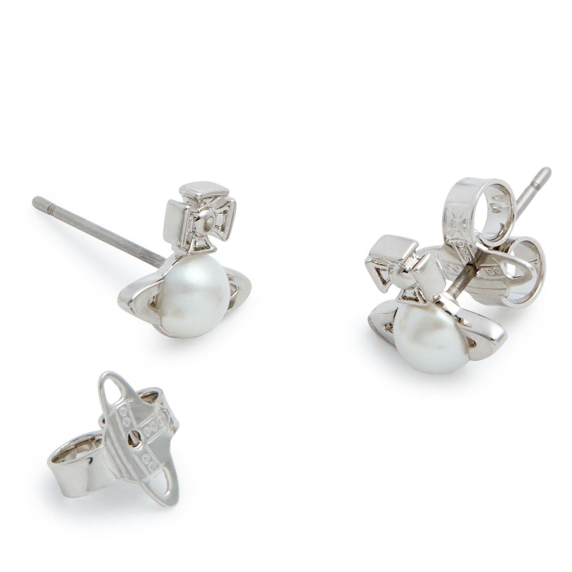 SILVER - Vivienne Westwood - BALBINA PEARL EARRINGS - 2