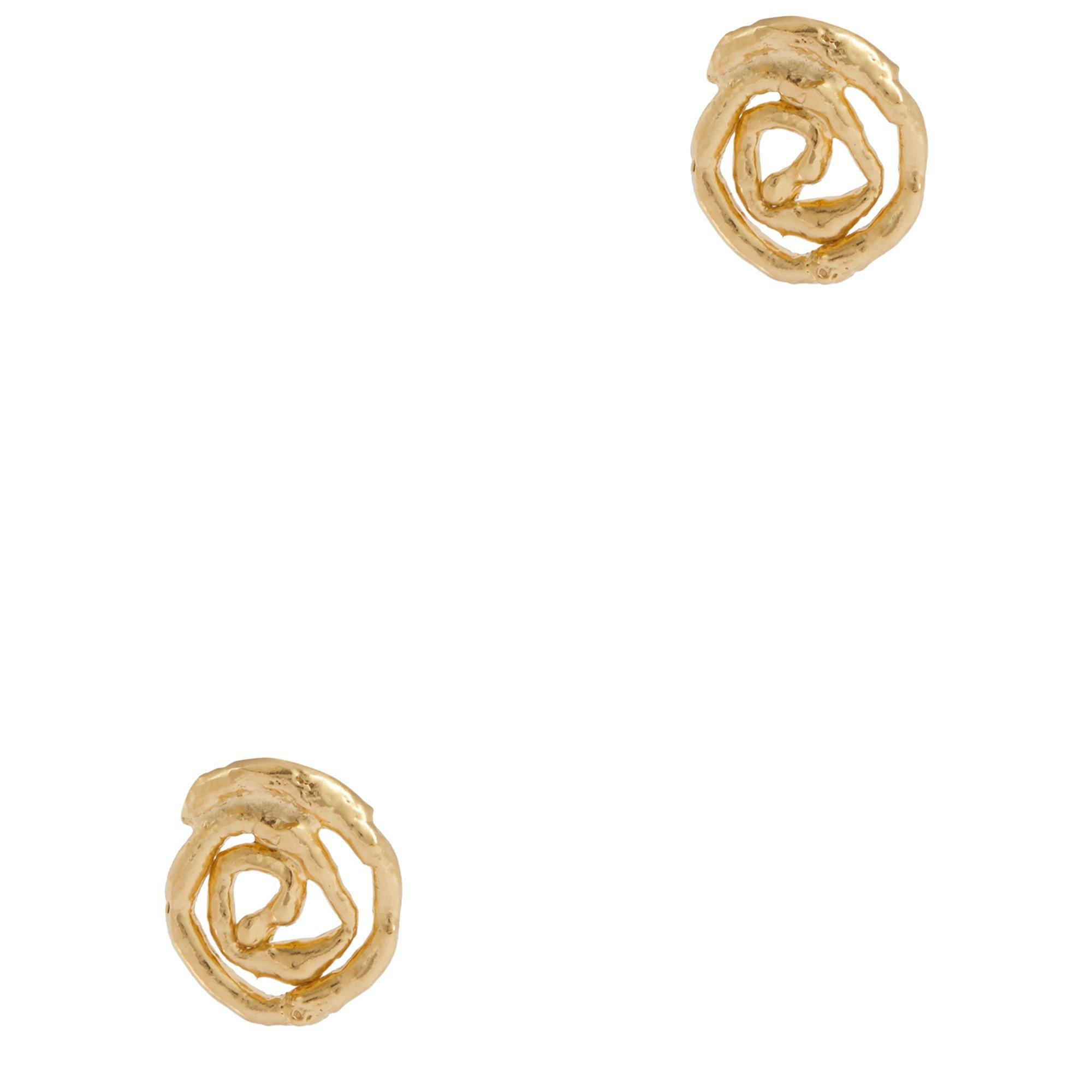 GOLD - Lea Hoyer - EVIE STUD EARRINGS - 1