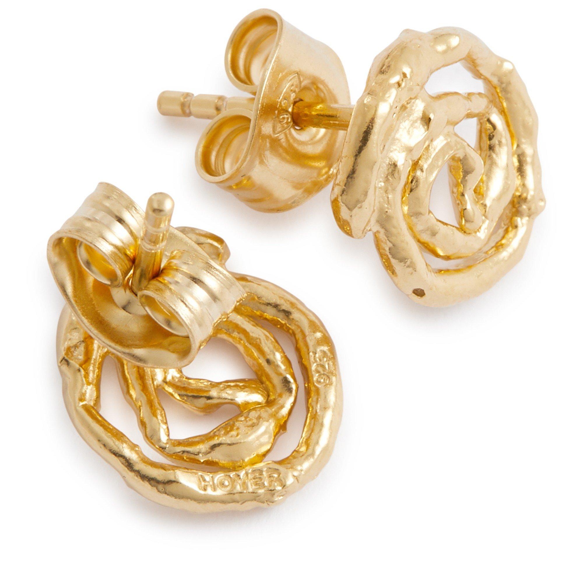 GOLD - Lea Hoyer - EVIE STUD EARRINGS - 2