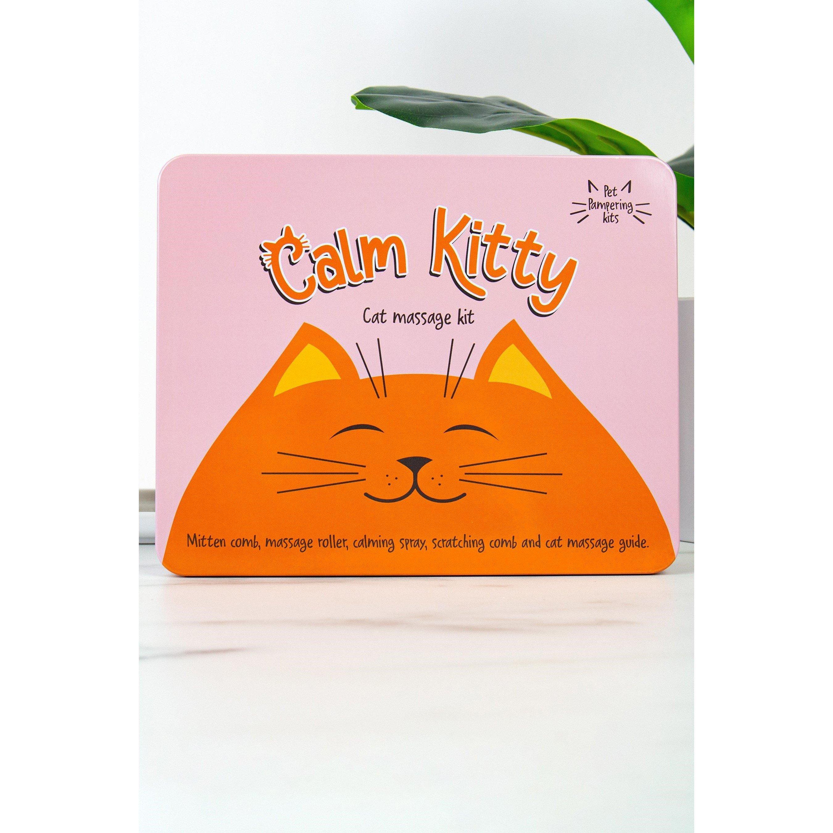 Pink - Gift Republic - Pet Pampering Cat Massage Kit - 4
