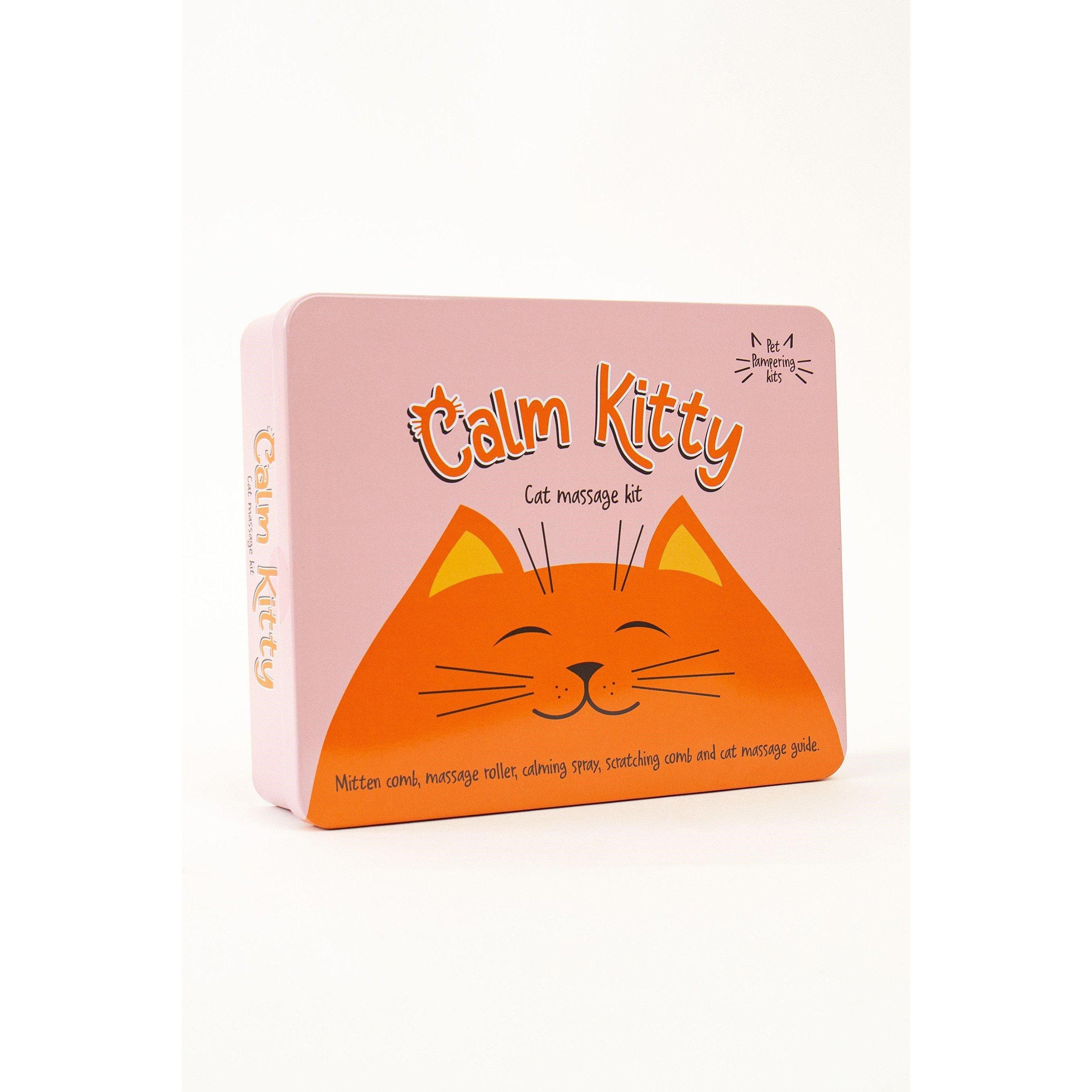 Pink - Gift Republic - Pet Pampering Cat Massage Kit - 5
