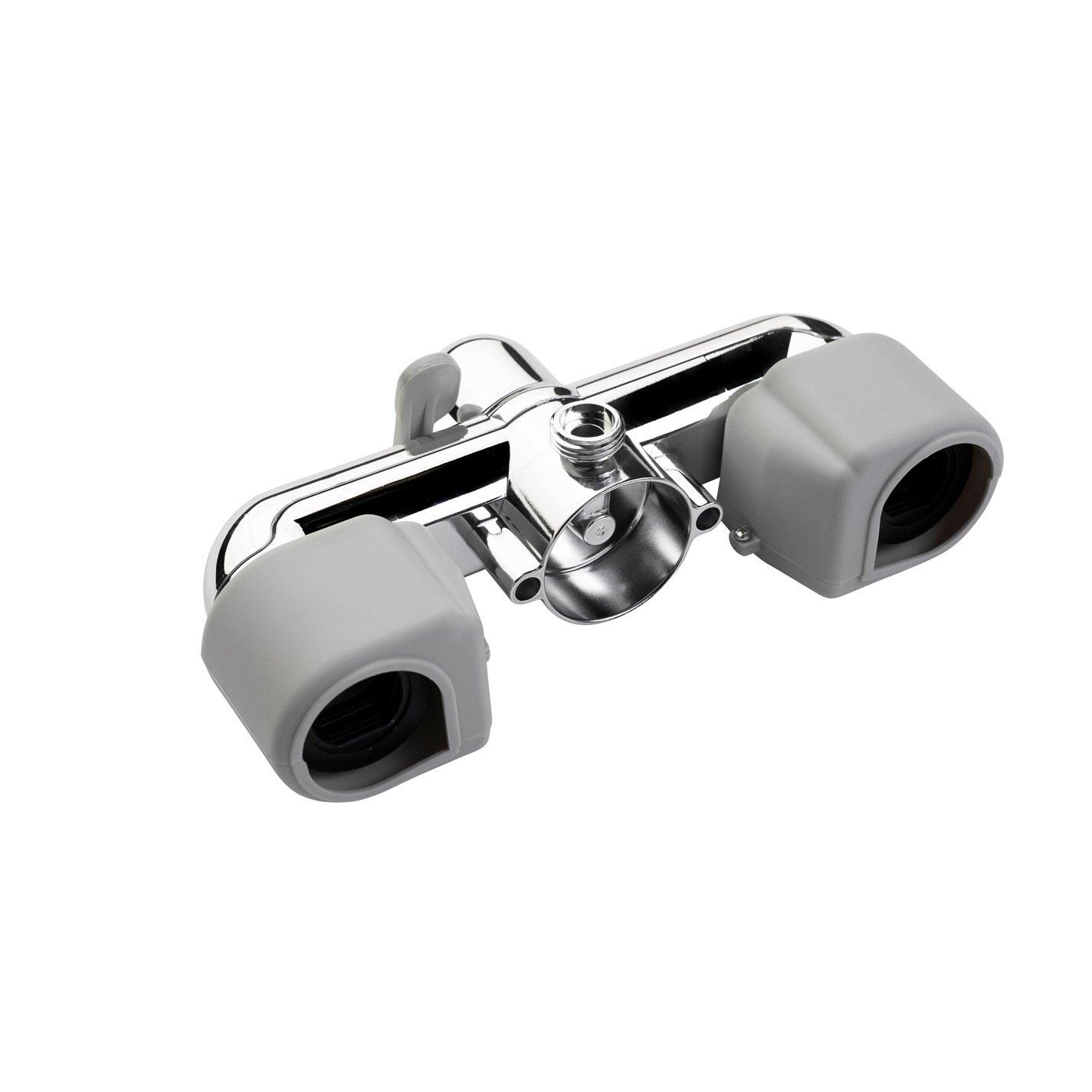 Chrome - Croydex - Bath Shower Mixer Set Chrome - 5