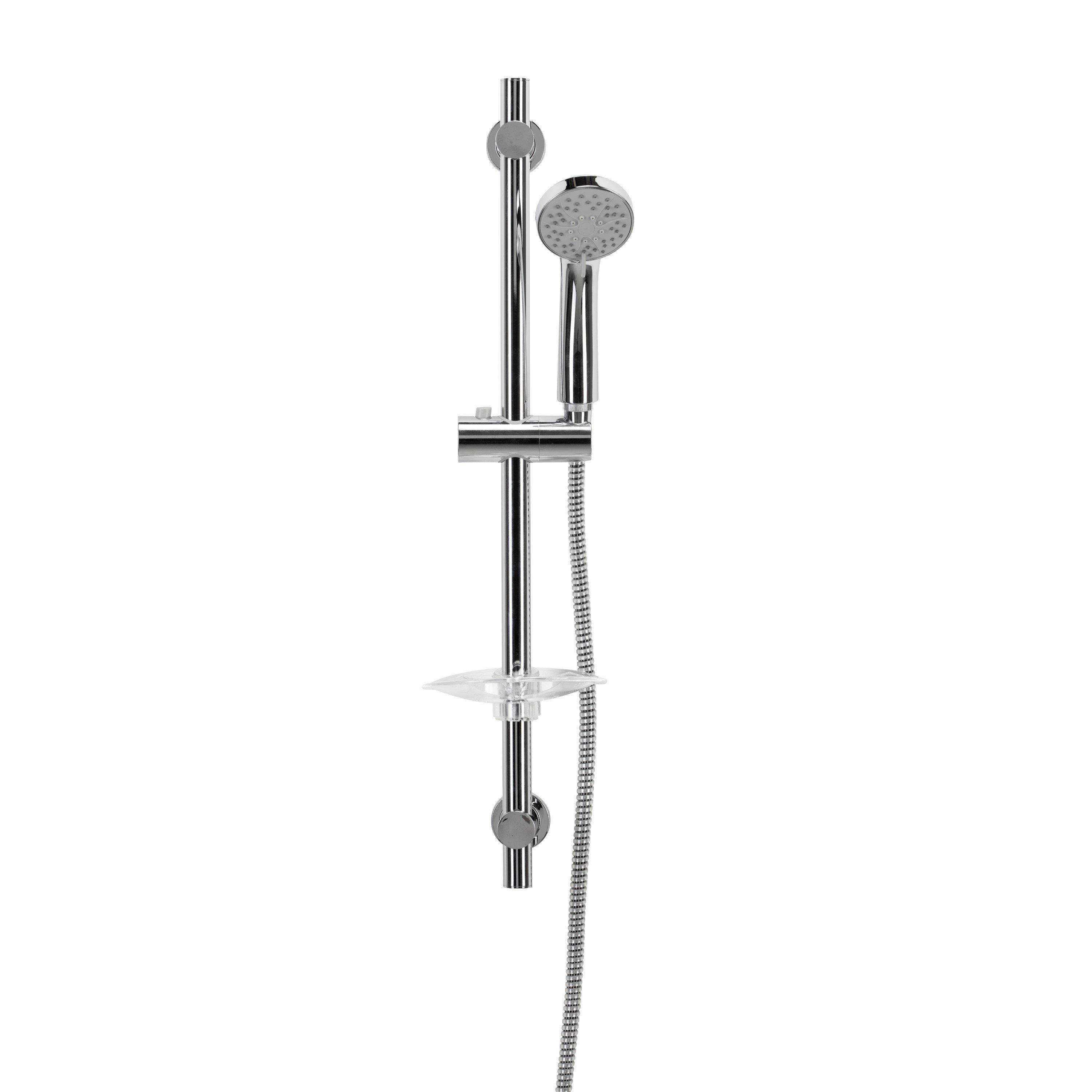 Chrome - Croydex - Essentials 3 Function Shower Set - 1