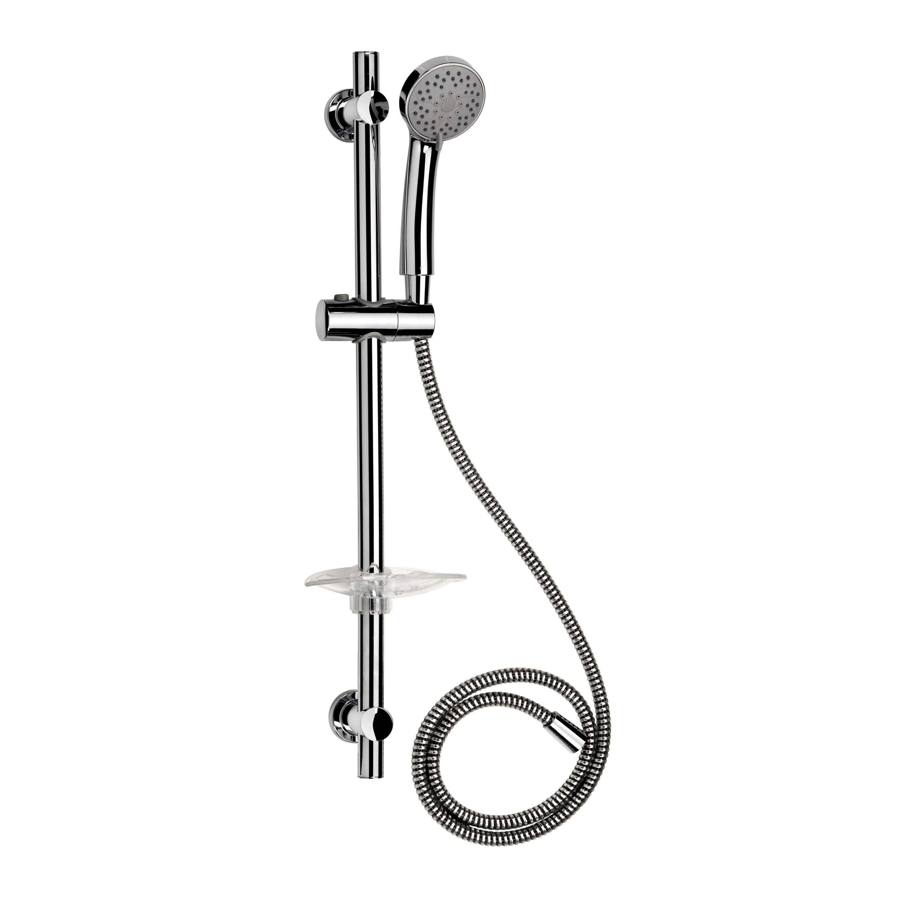 Chrome - Croydex - Essentials 3 Function Shower Set - 3