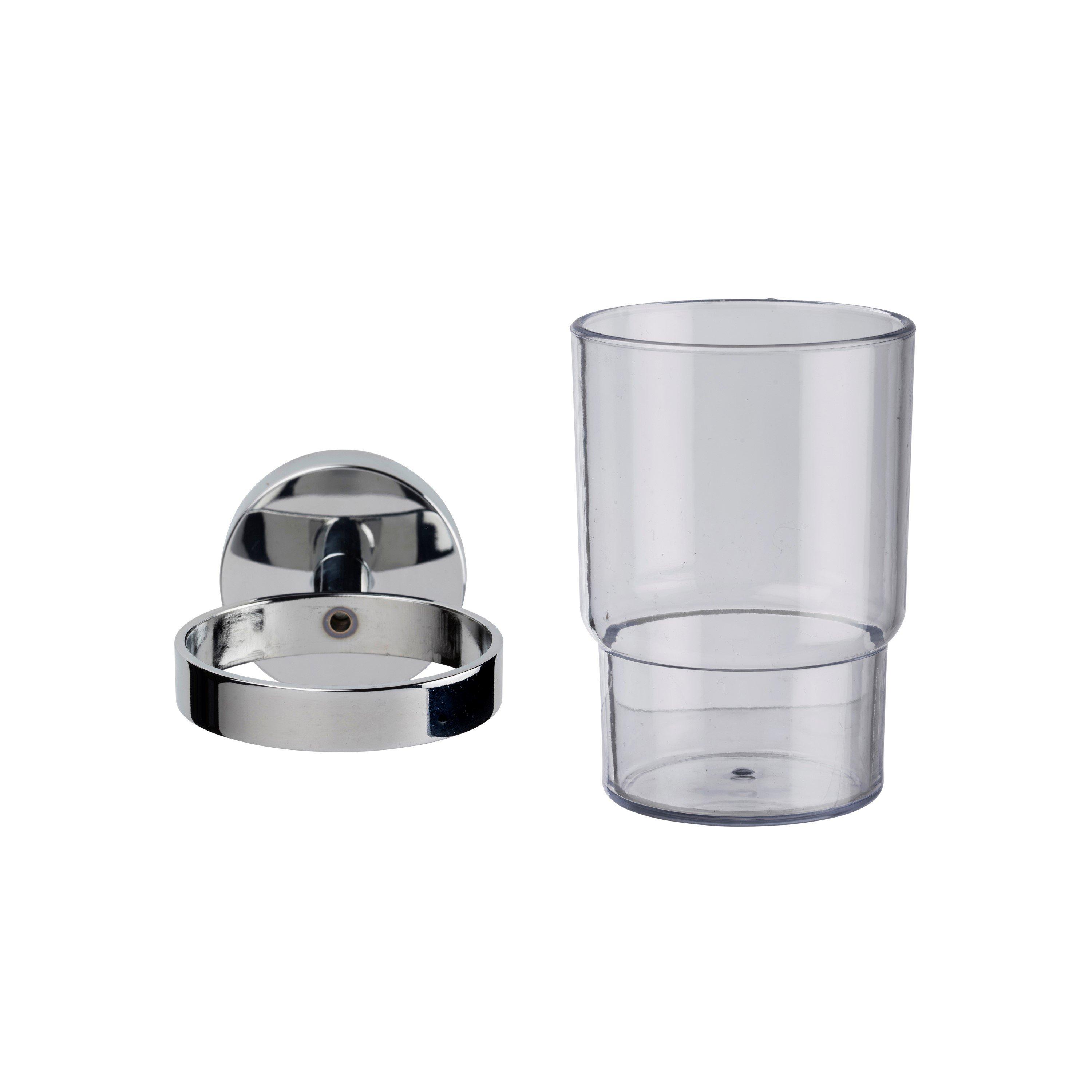 Chrome - Croydex - Flexi-Fix Romsey Tumbler & Holder - 4