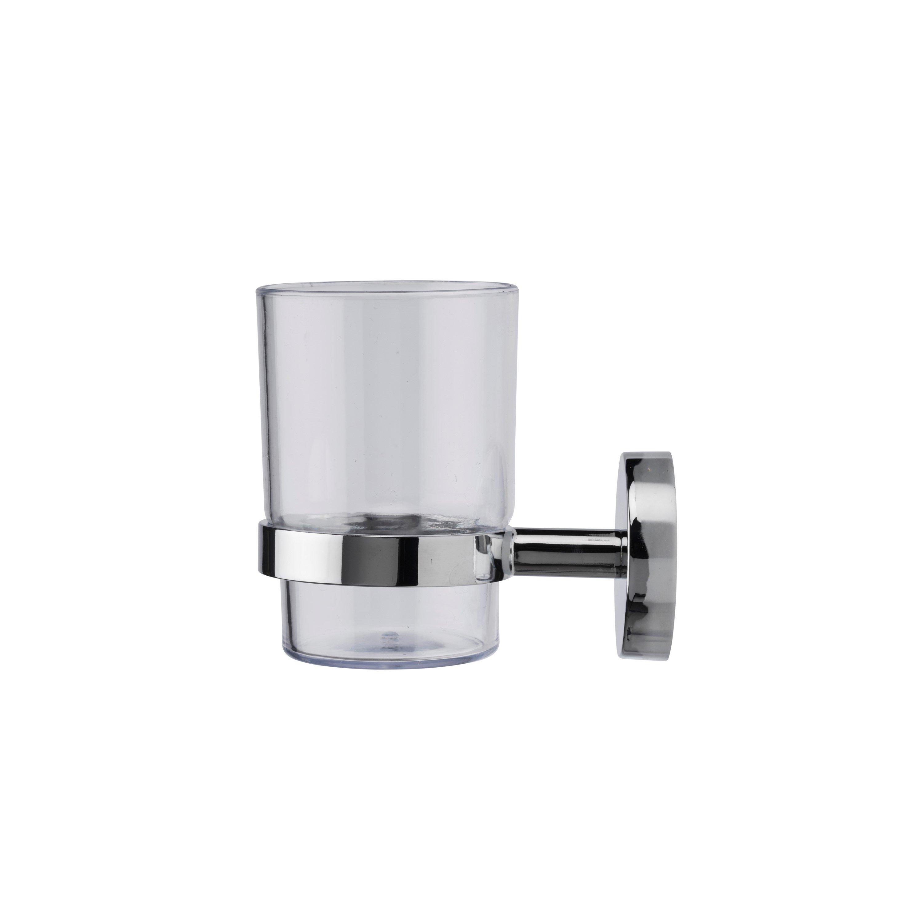 Chrome - Croydex - Flexi-Fix Romsey Tumbler & Holder - 5