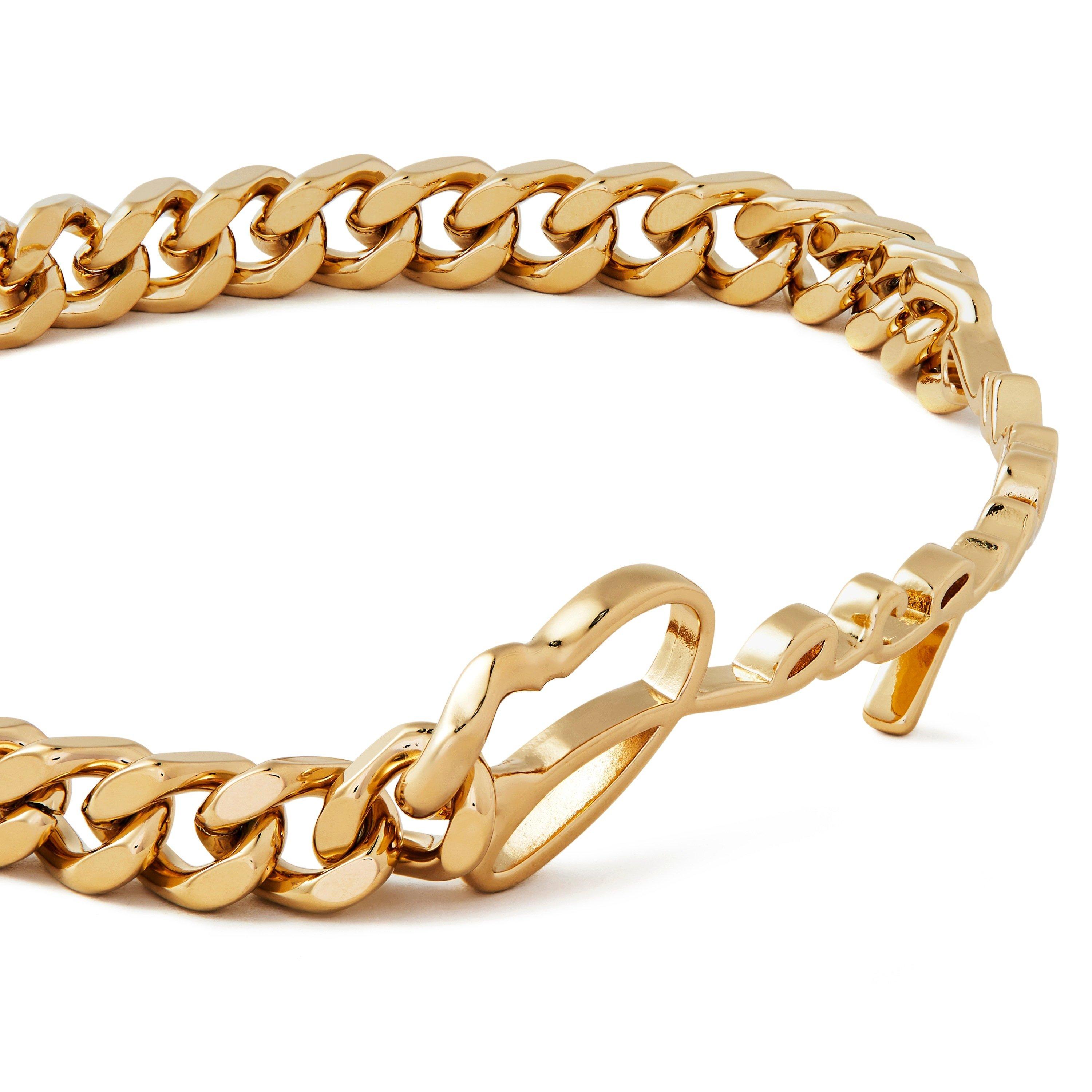 Gold - Jacquemus - Women's Typographic Script La Gourmette Jacquemus Bracelet - 3