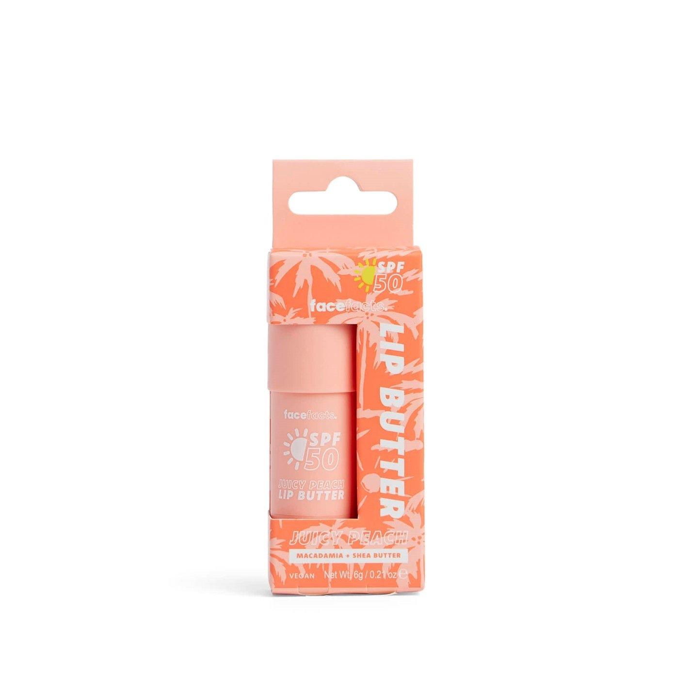 Juicy Peach - Face Facts - Fa Face Facts SPF 50 Hydrating Lip Butter - 1