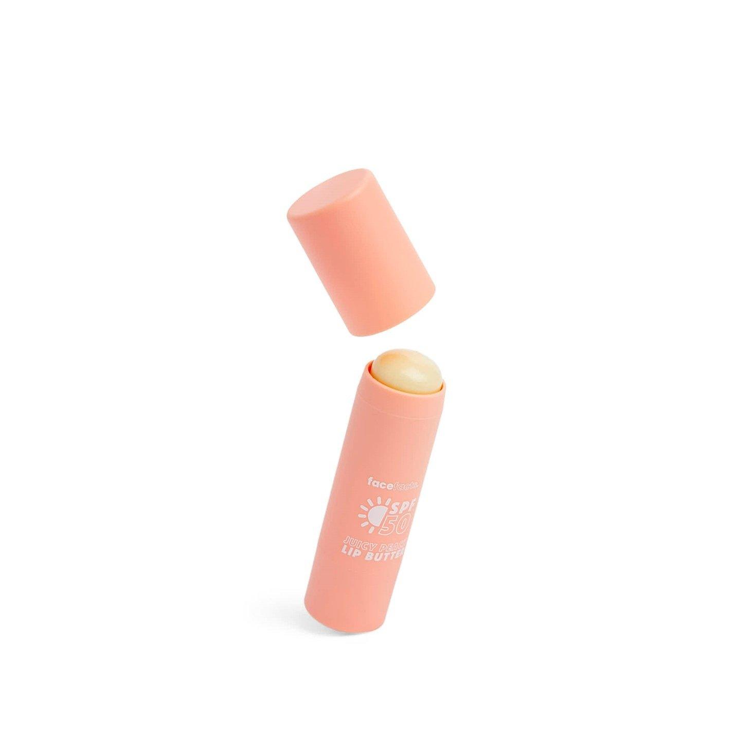 Juicy Peach - Face Facts - Fa Face Facts SPF 50 Hydrating Lip Butter - 3