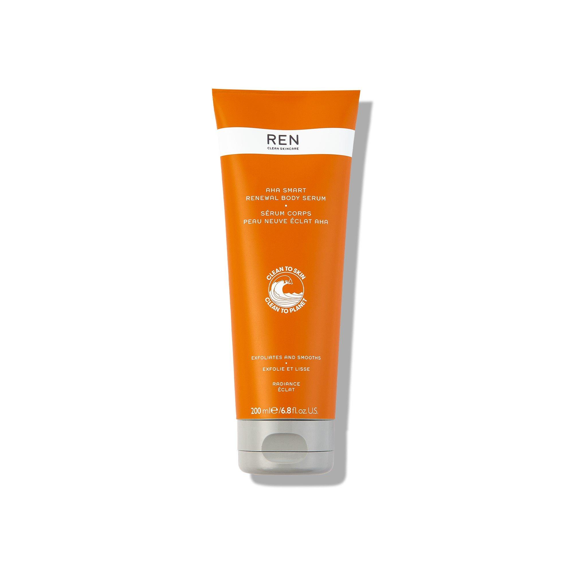 None - Ren - Clean Skincare Aha Smart Renewal Body Serum 200ml - 1