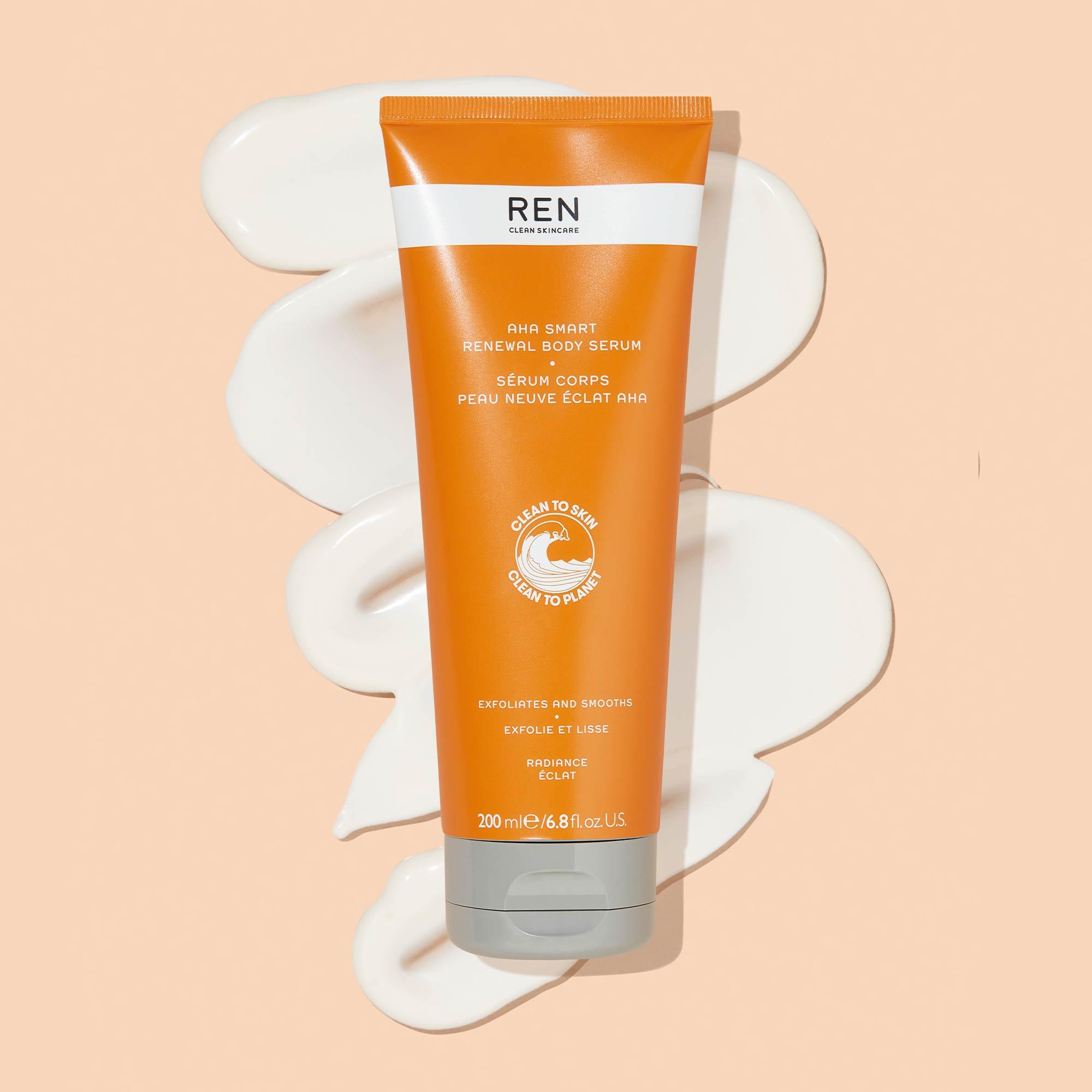 None - Ren - Clean Skincare Aha Smart Renewal Body Serum 200ml - 2
