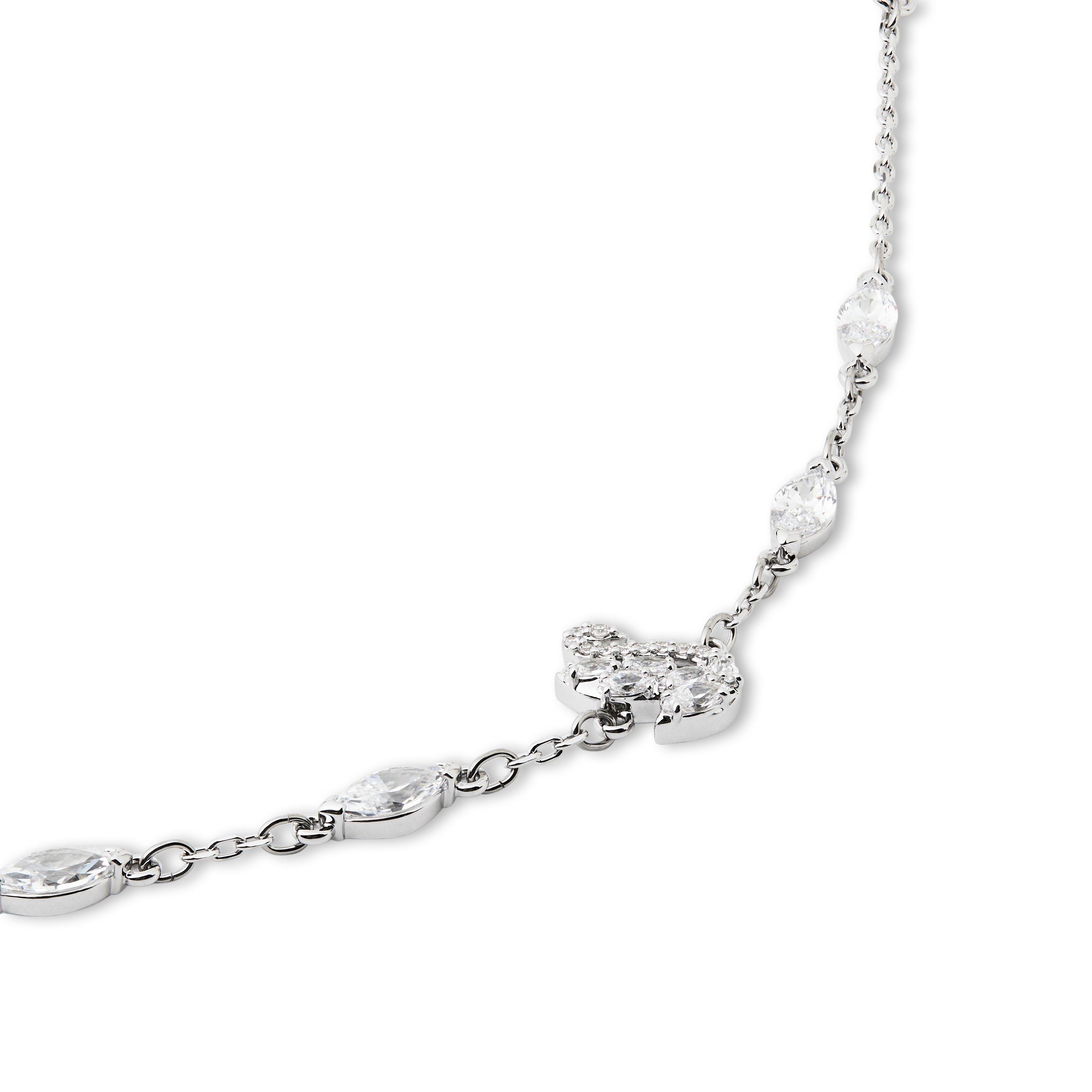 Silver - Swarovski - Swan Chain Bracelet - 2