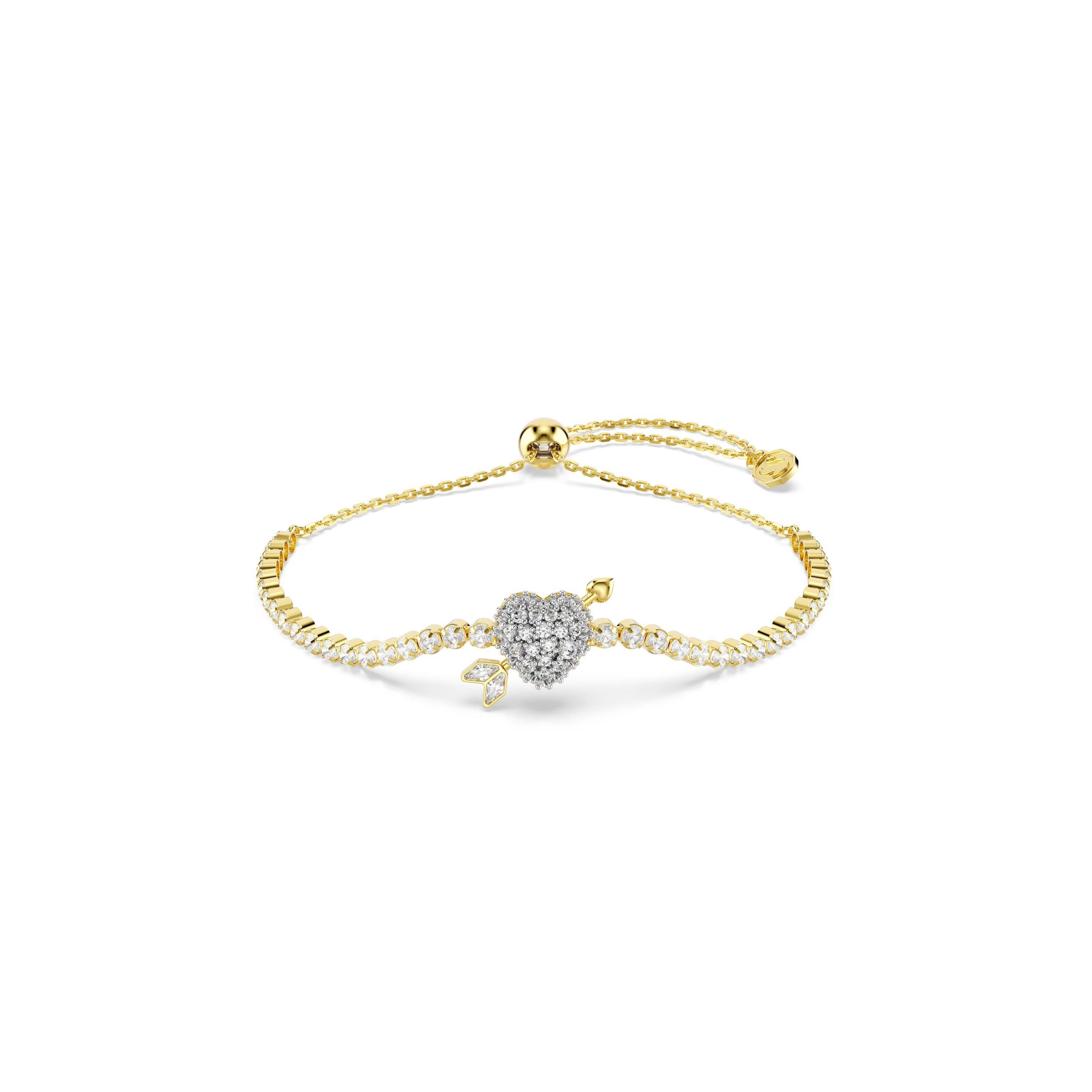 Swarovski Women's IdylliaBct Chain Bracelet - WHI/GOS