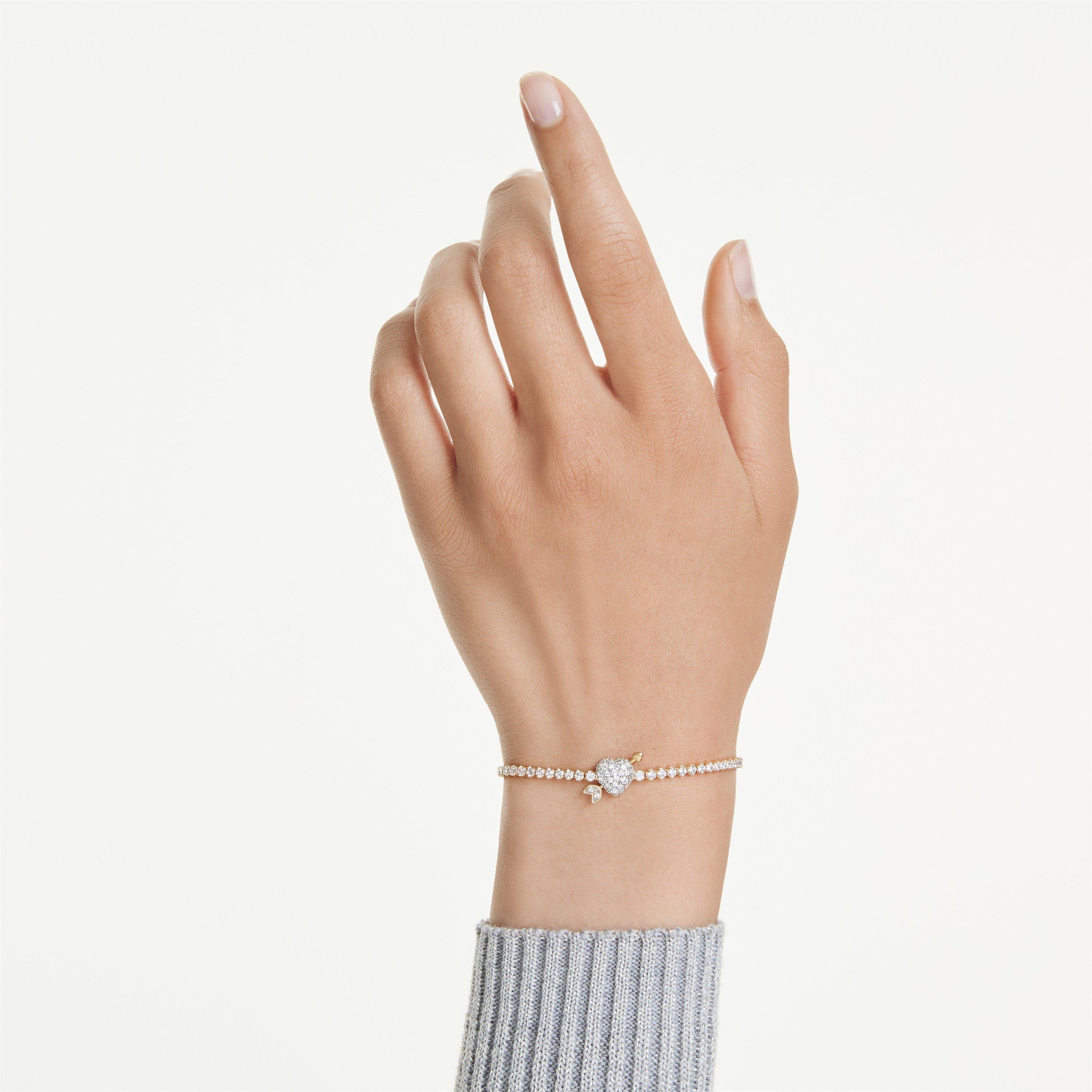 WHI/GOS - Swarovski - Women's IdylliaBct Chain Bracelet - 6