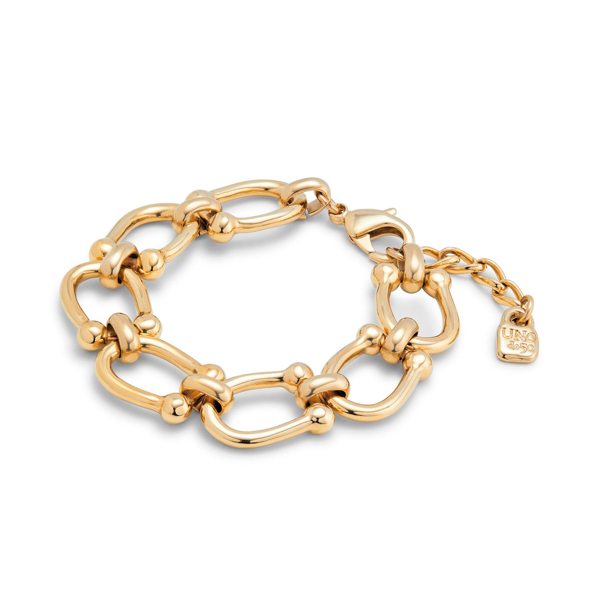 Goud - UNOde50 - UNOde50 18k Gold-Plated Bracelet - 2