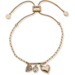 DKNY Heart Charm Bracelet