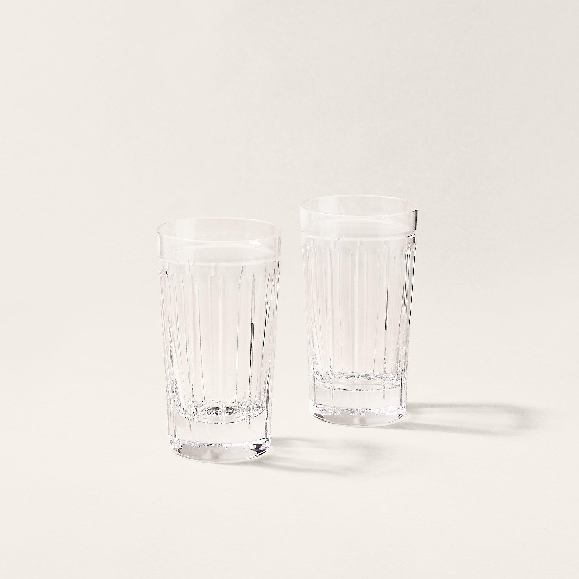 Clear - Ralph Lauren Home - RalphLaurenHome Coraline Crystal Highball Glass - Set of 2 - 1