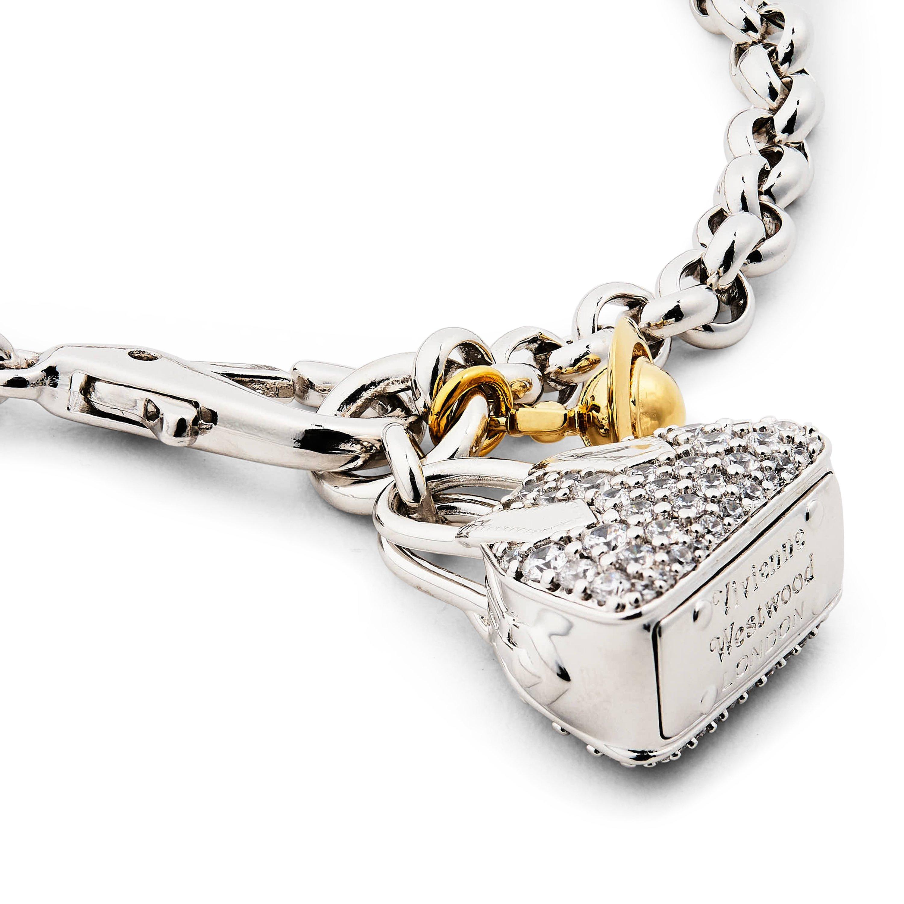 PLATINUM / GOLD - Vivienne Westwood - Women's Yasmine Chain Bracelet - 2