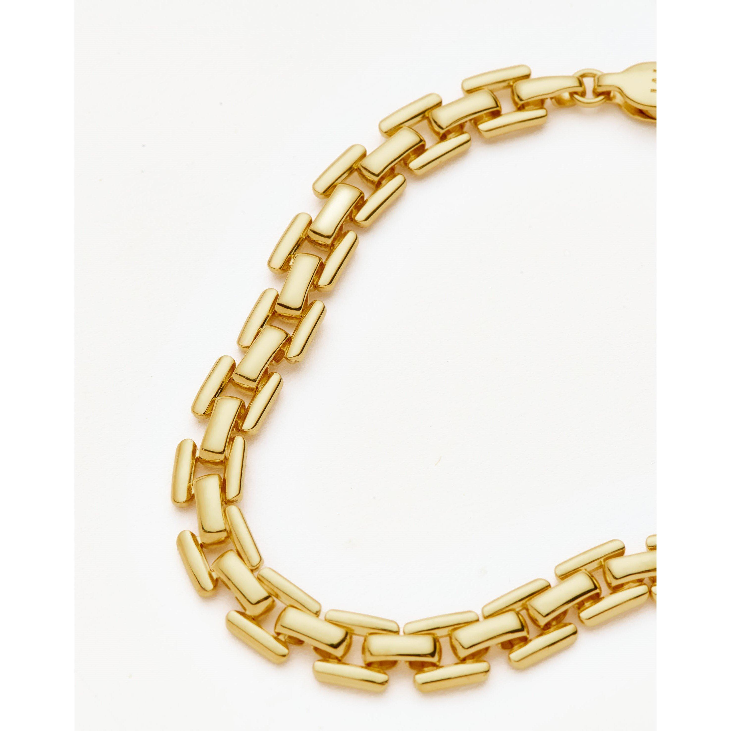 Gold - Missoma - Timepiece Link Bracelet - 4