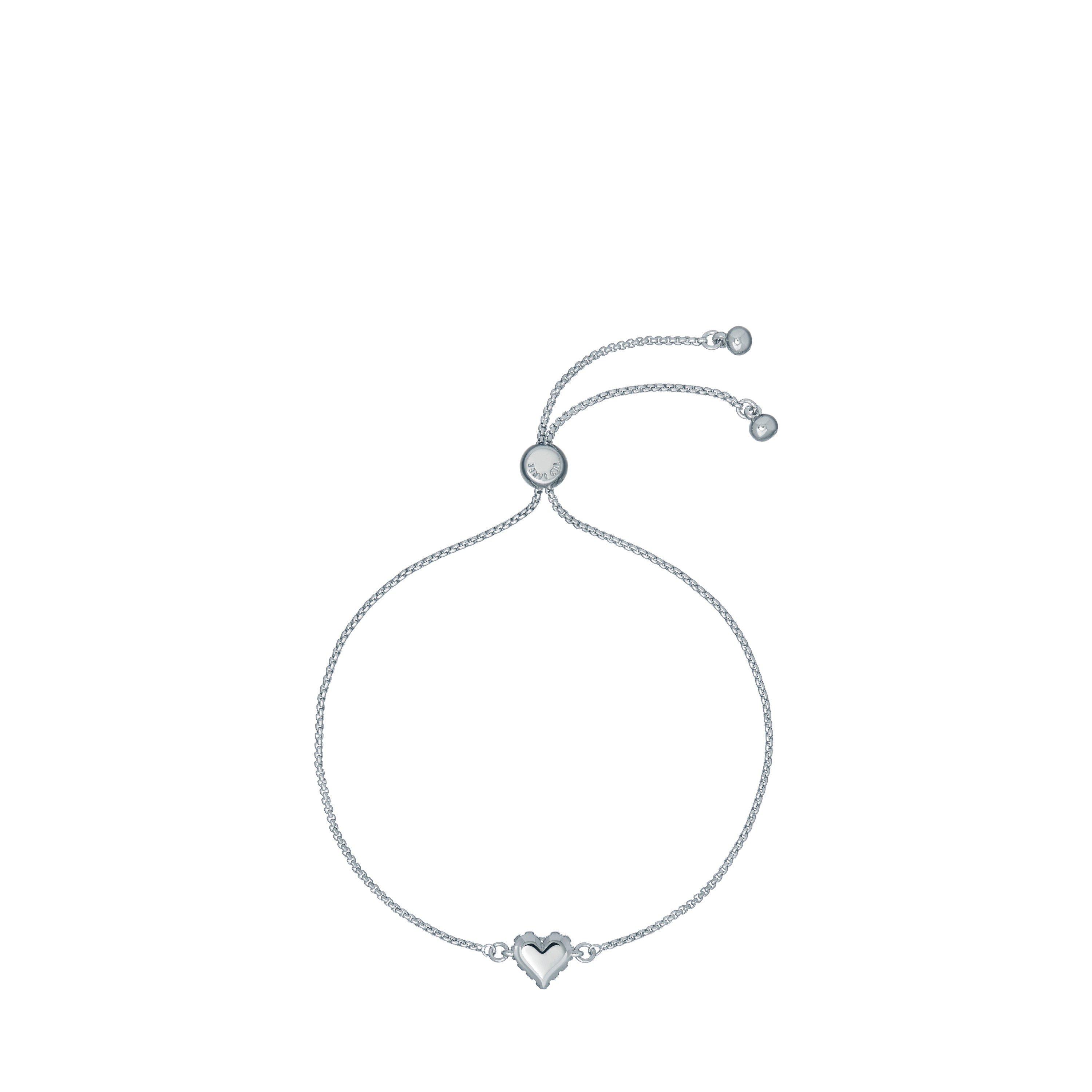 Ted Baker Women's Adjustable Chain Bracelet - Silver/Crystal