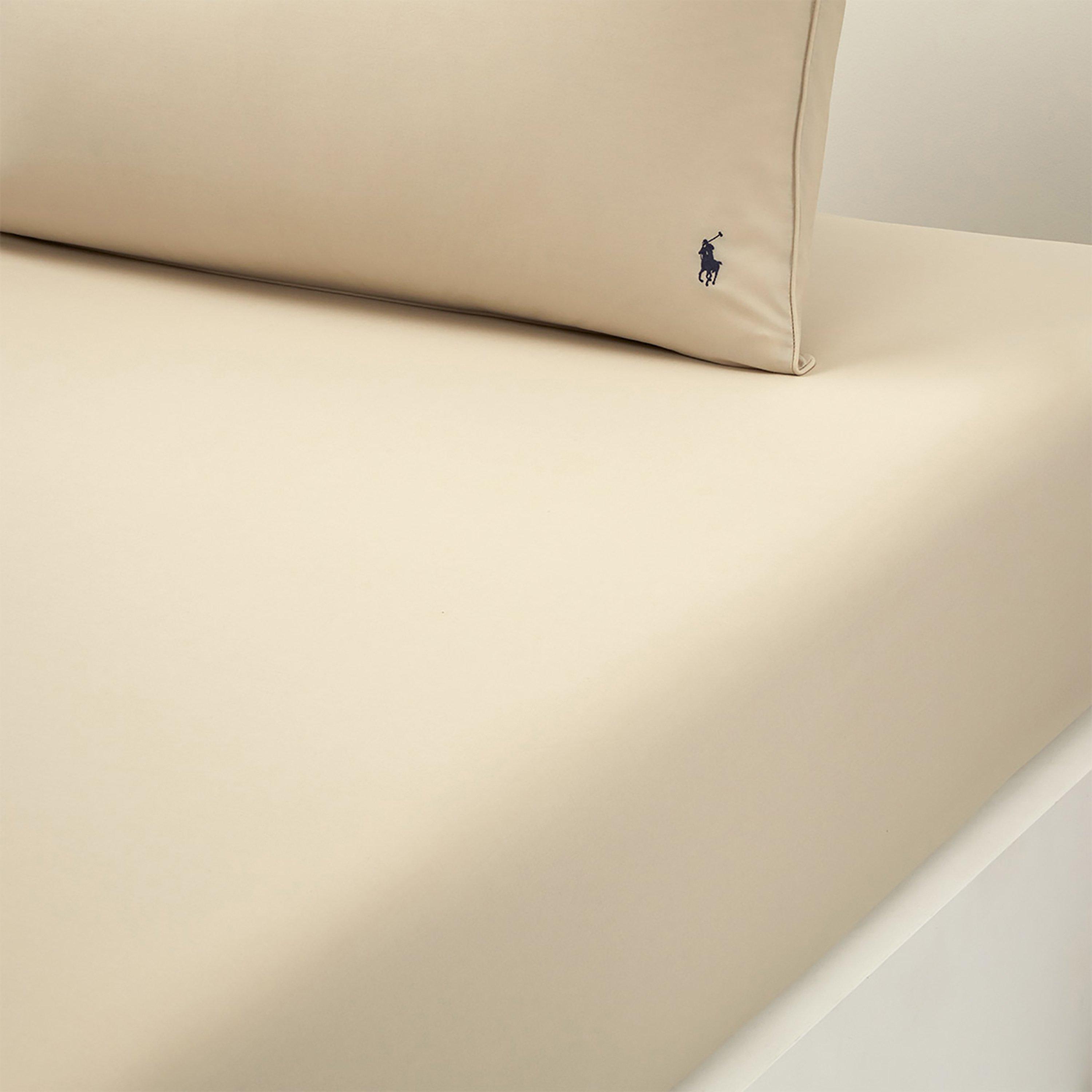 Pale Oak - Ralph Lauren Home - RL Polo Player Fitted Sheet - 2