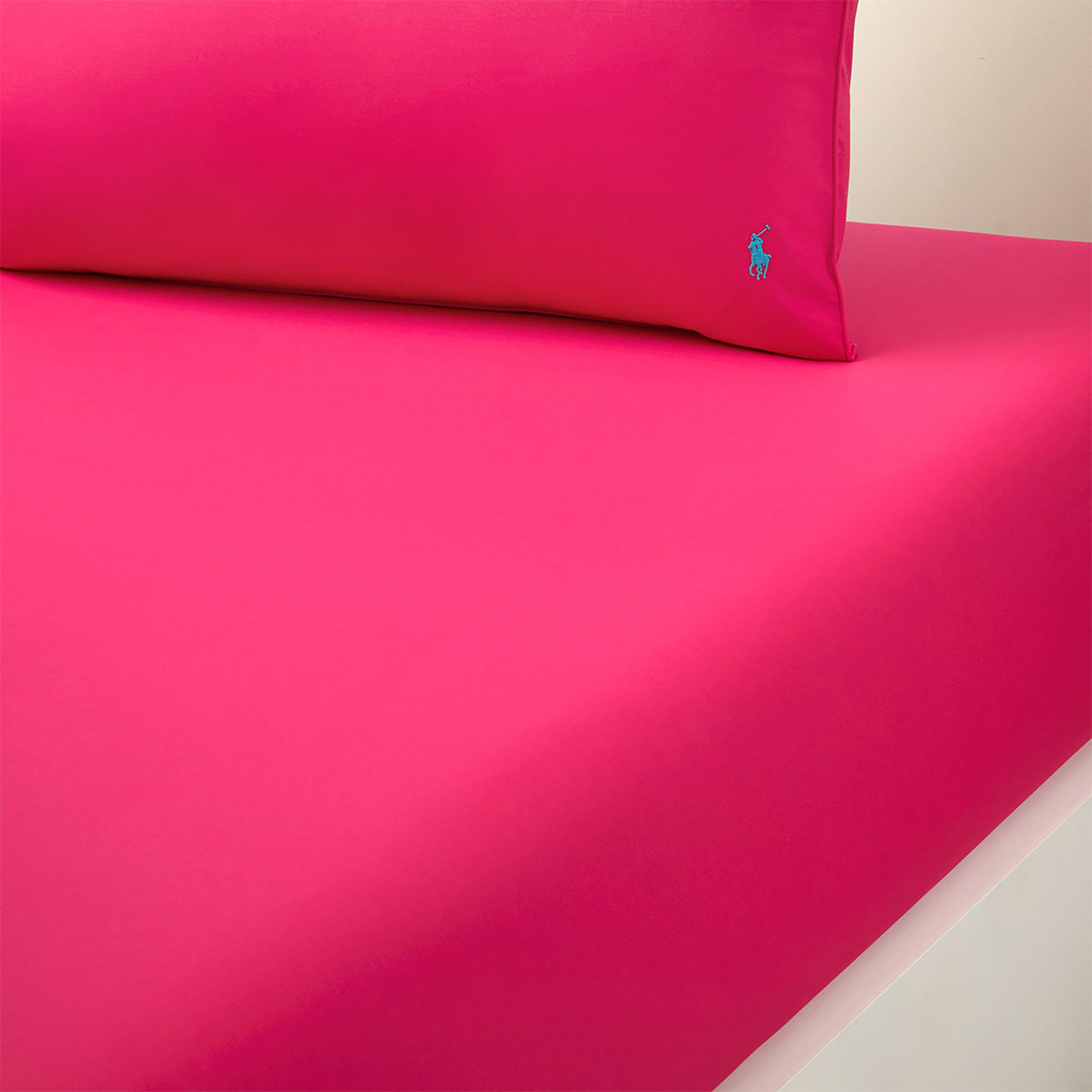 Pink Sky - Ralph Lauren Home - RL Polo Player Fitted Sheet - 2