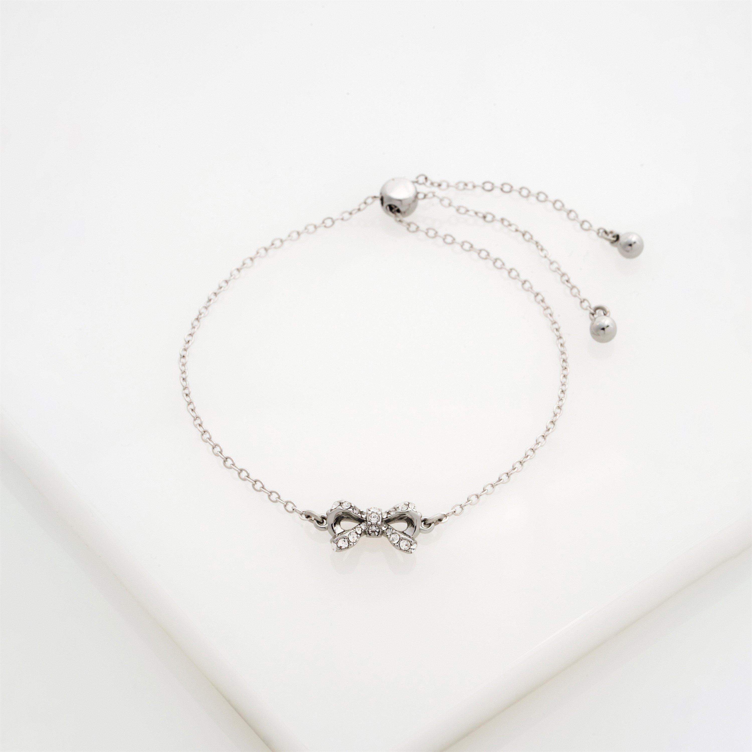 Silver/Crystal - Ted Baker - Women's Carsaa Chain Bracelet - 5