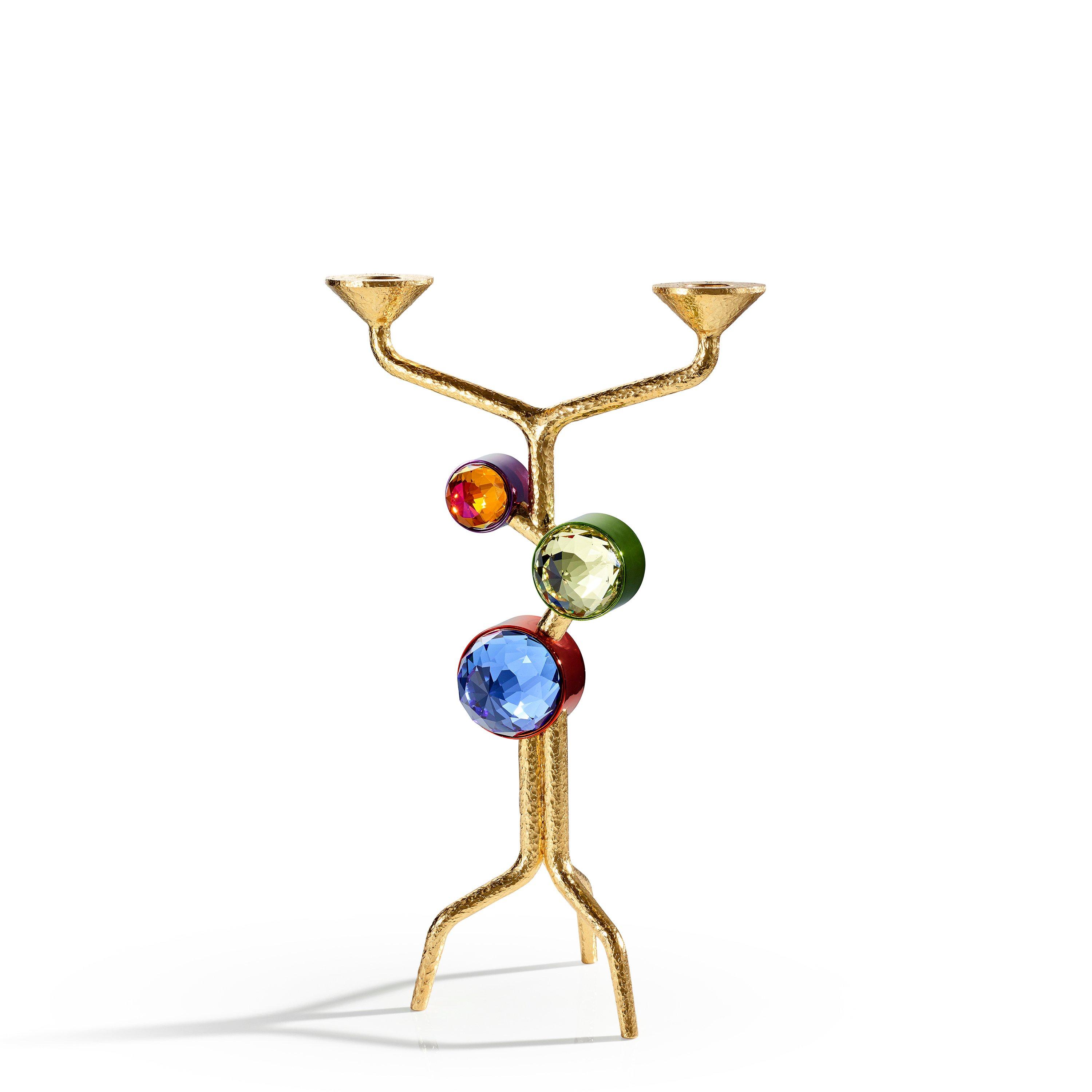 Swarovski Women's Candle Holder - Lcto/Cry/Gos