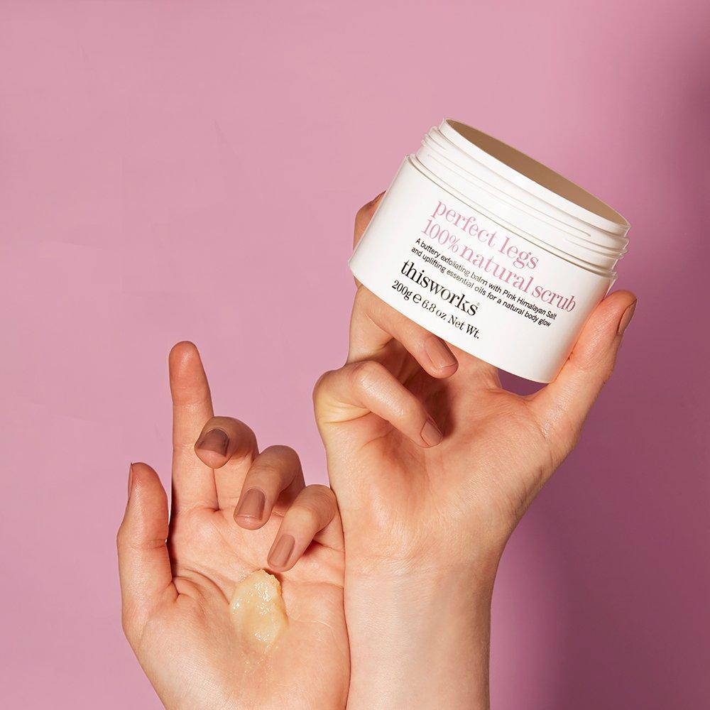 None - This Works - Perfect Legs Natural Scrub - 4