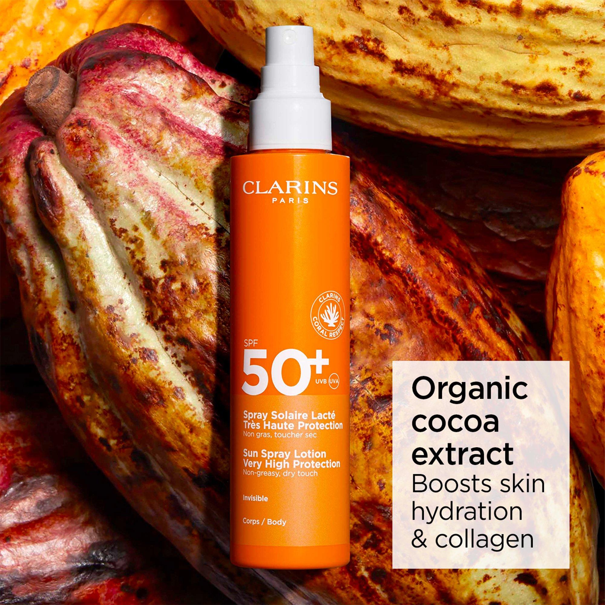 Clear - Clarins - Sun Spray Lotion Very High Protection SPF50 - 4