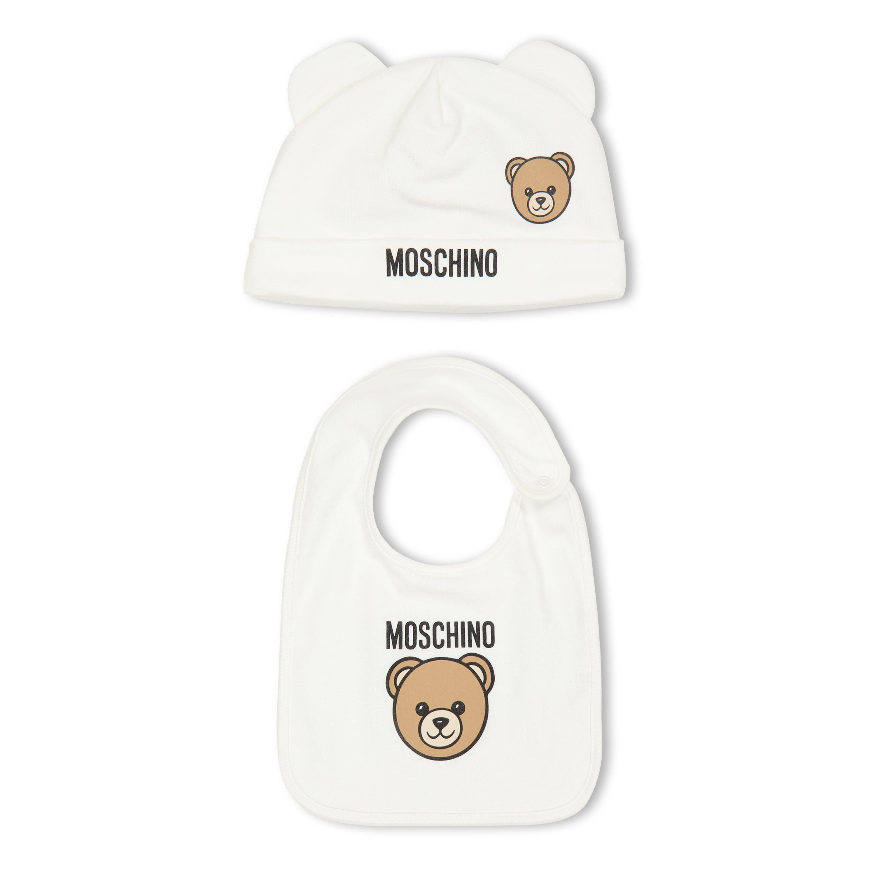 Cloud 10063 - Moschino - Kids' Hat and Bib Set Baby Bib - 1