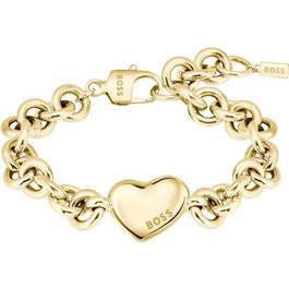 Boss Ladies BOSS Honey Love Gold IP Bracelet