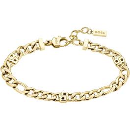 Boss LadiesDouble B Infinite Yellow Gold IP Bracelet