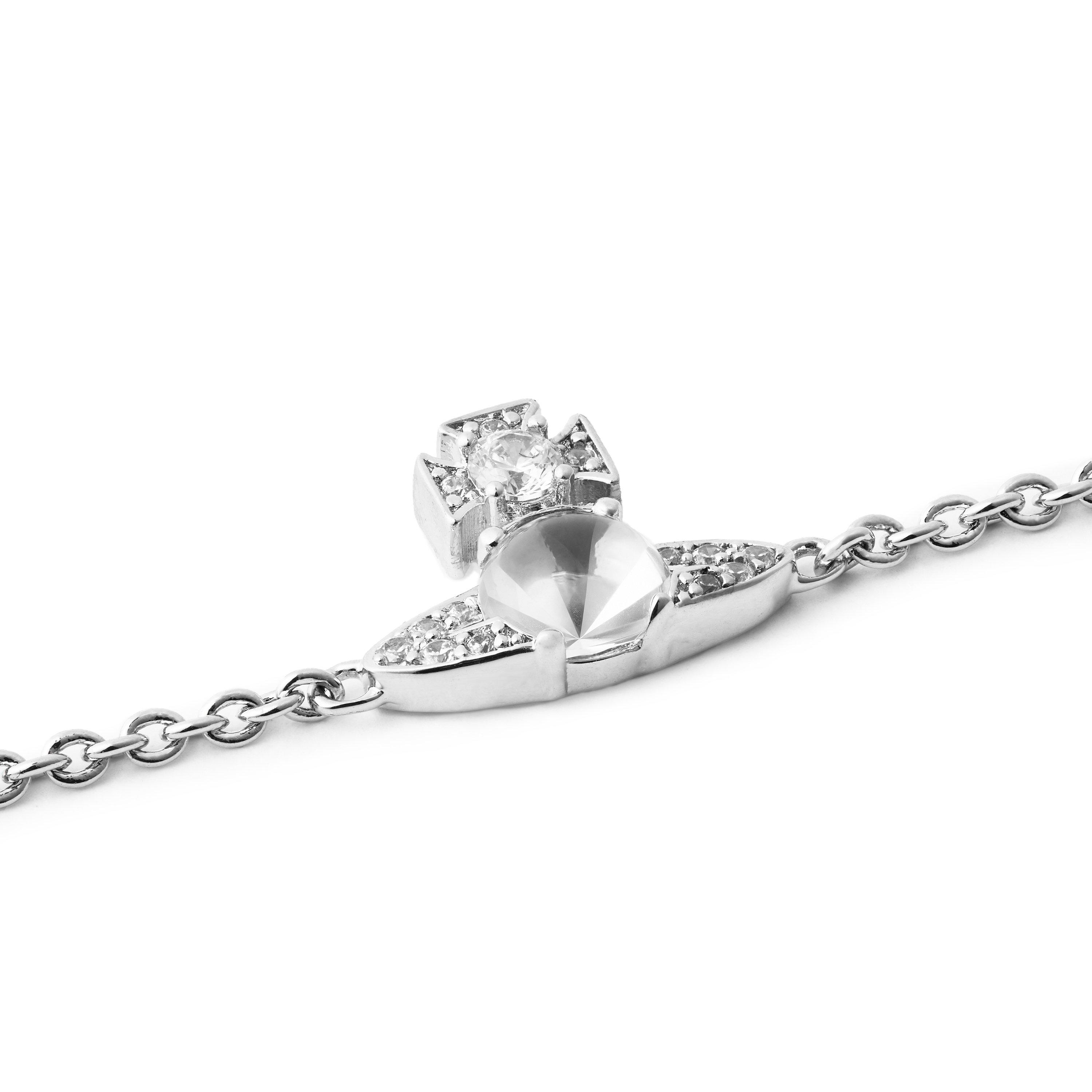 Platinum/White - Vivienne Westwood - Viv Ondina Bracelet Ld64 - 2