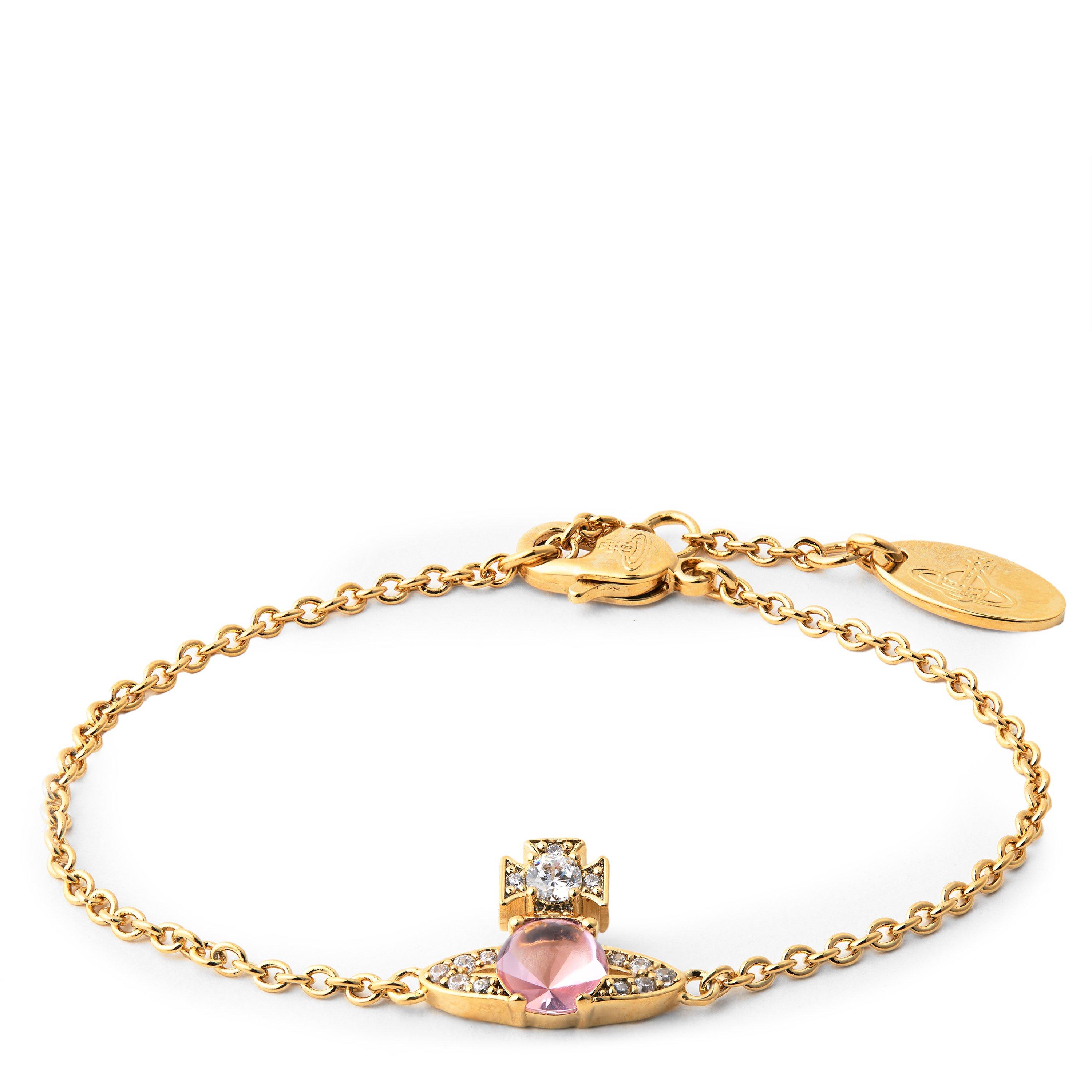 Gold/Pink - Vivienne Westwood - Ondina Bracelet - 2