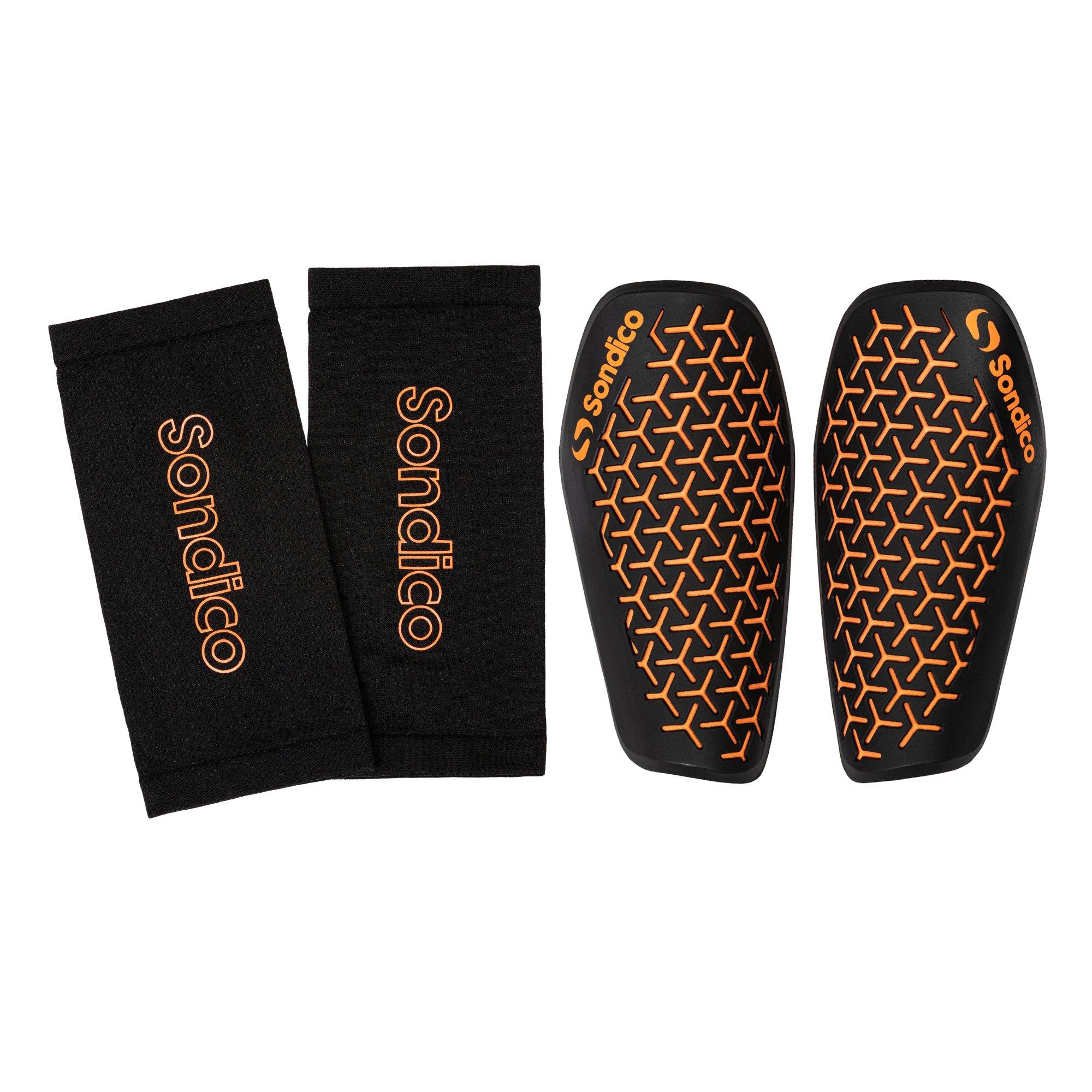 Black/Orange - Sondico - Enhanced Comfort Sondico Flex Shin Guards - 1
