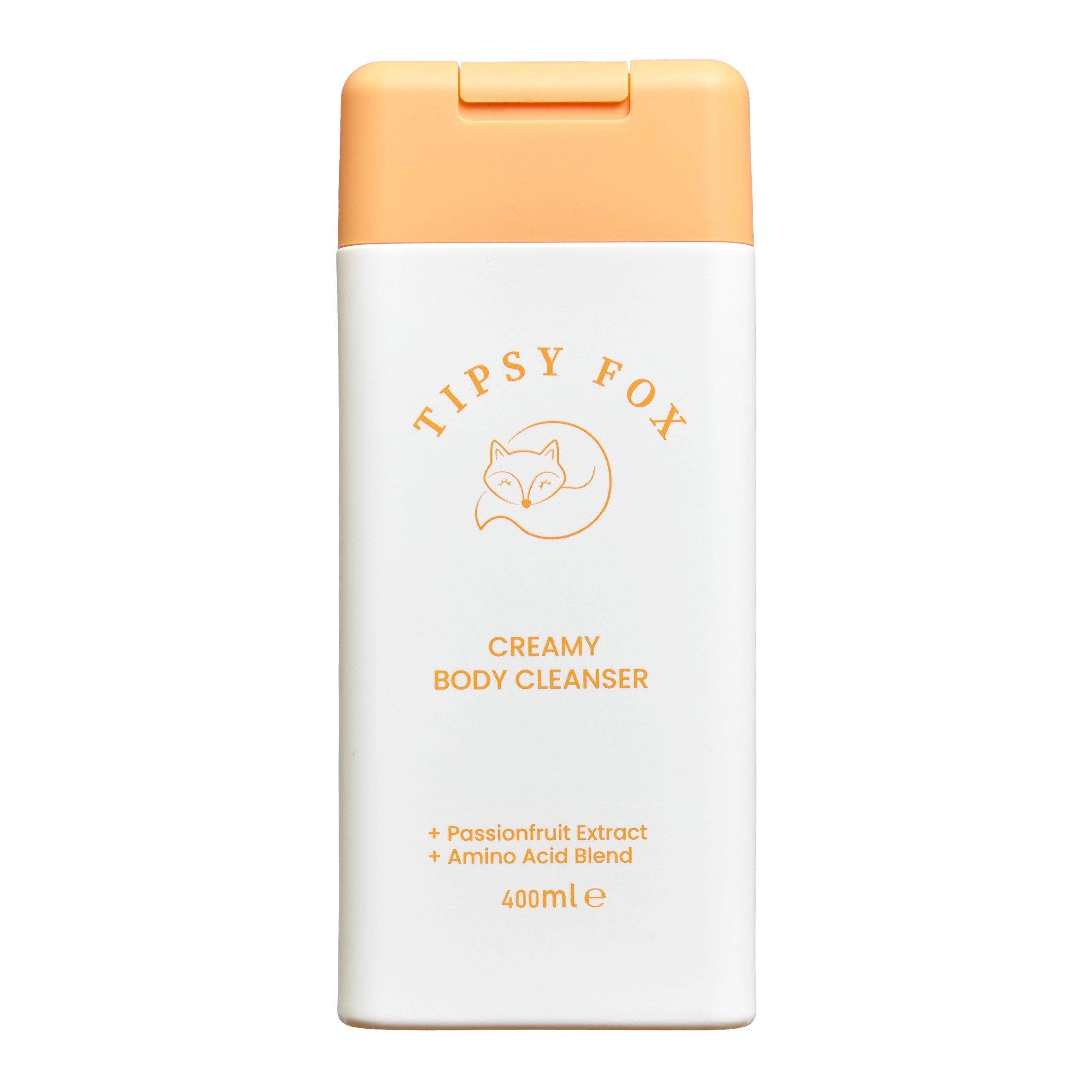 None - Tipsy Fox - 400ml Creamy Body Cleanser with Passionfruit Extract - Amino Acid Blend - 2