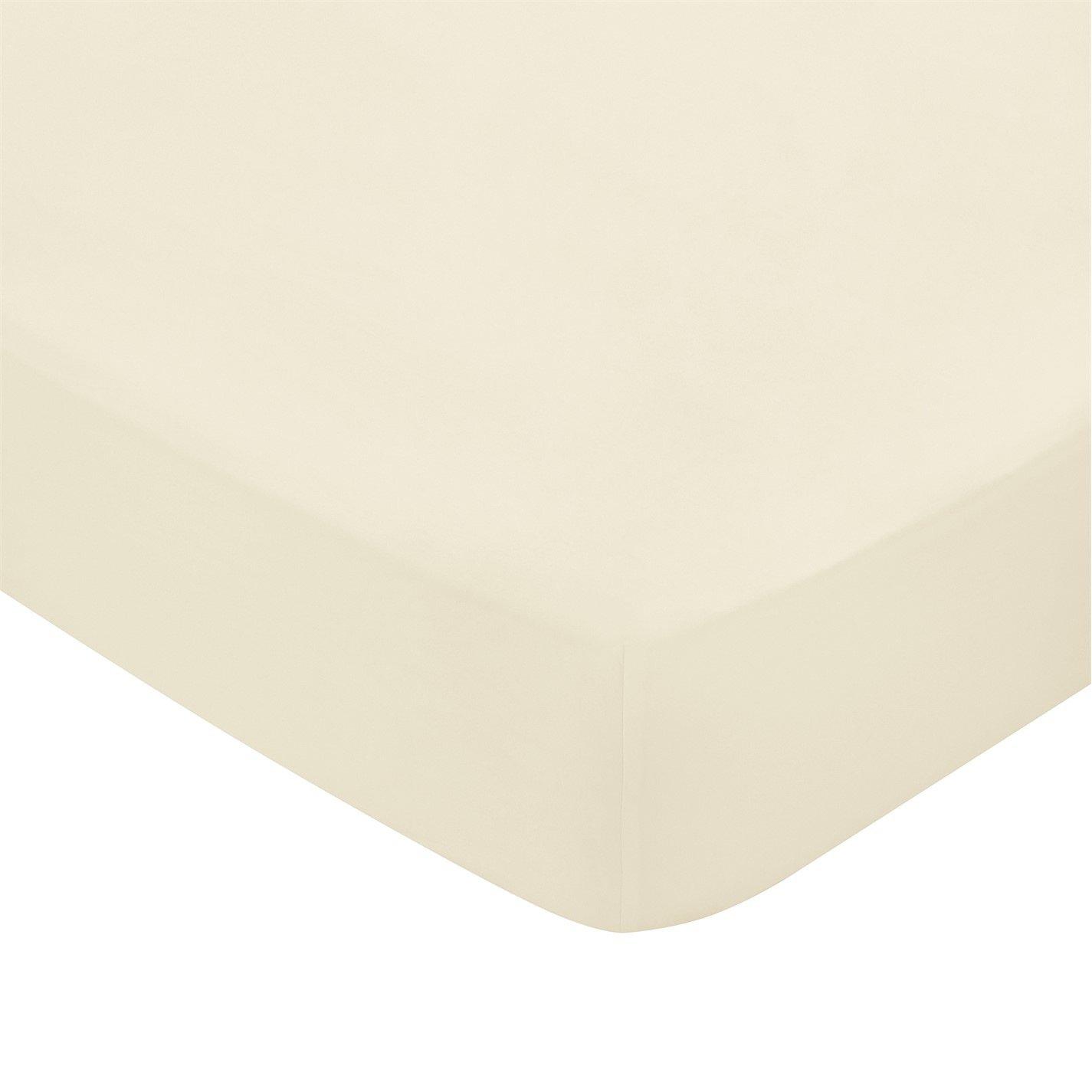 Chalk - Bedeck of Belfast - Cotton Sateen  Fitted Sheet 400TC - 2