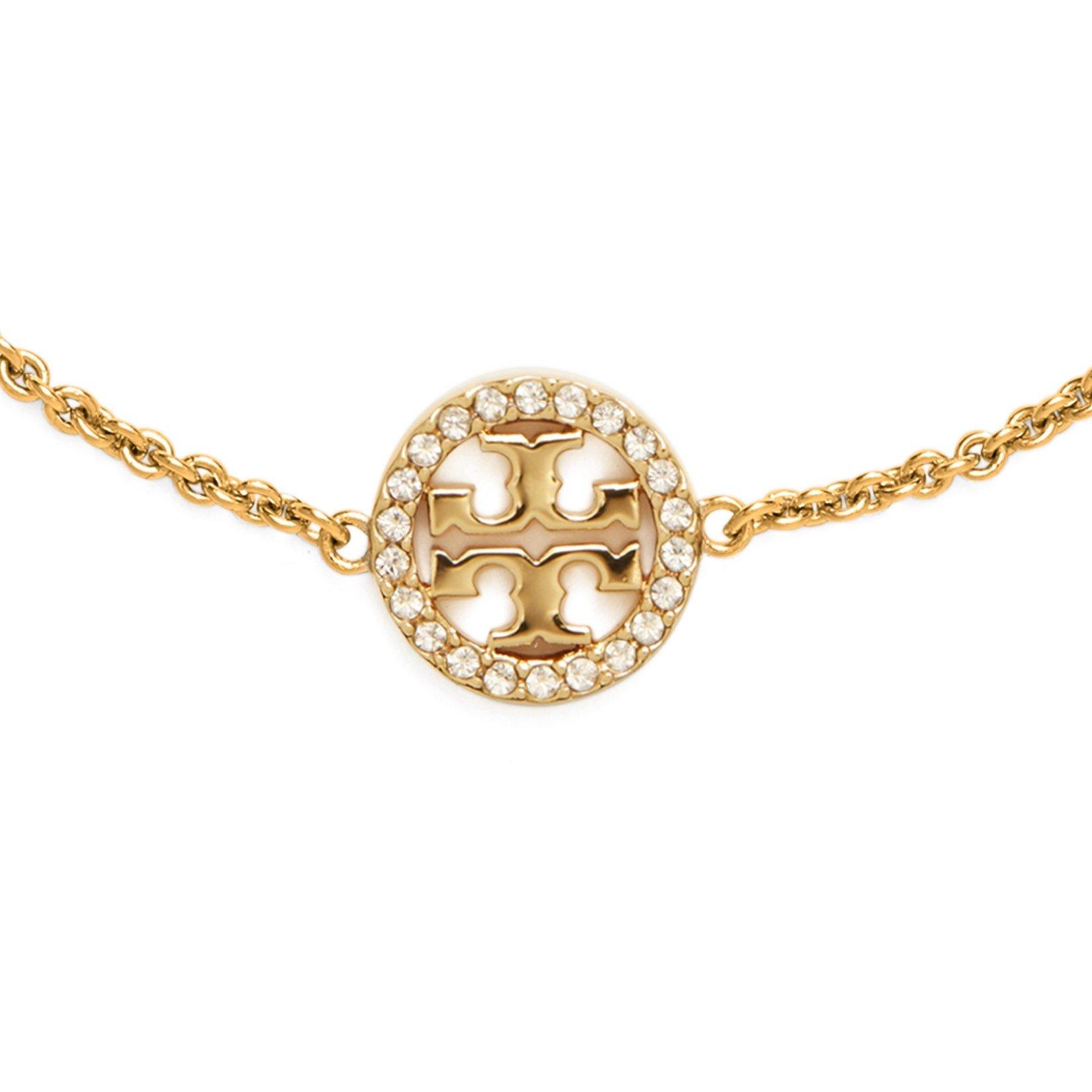 Gold/Crystal - Tory Burch - Miller Pave Bracelet - 3