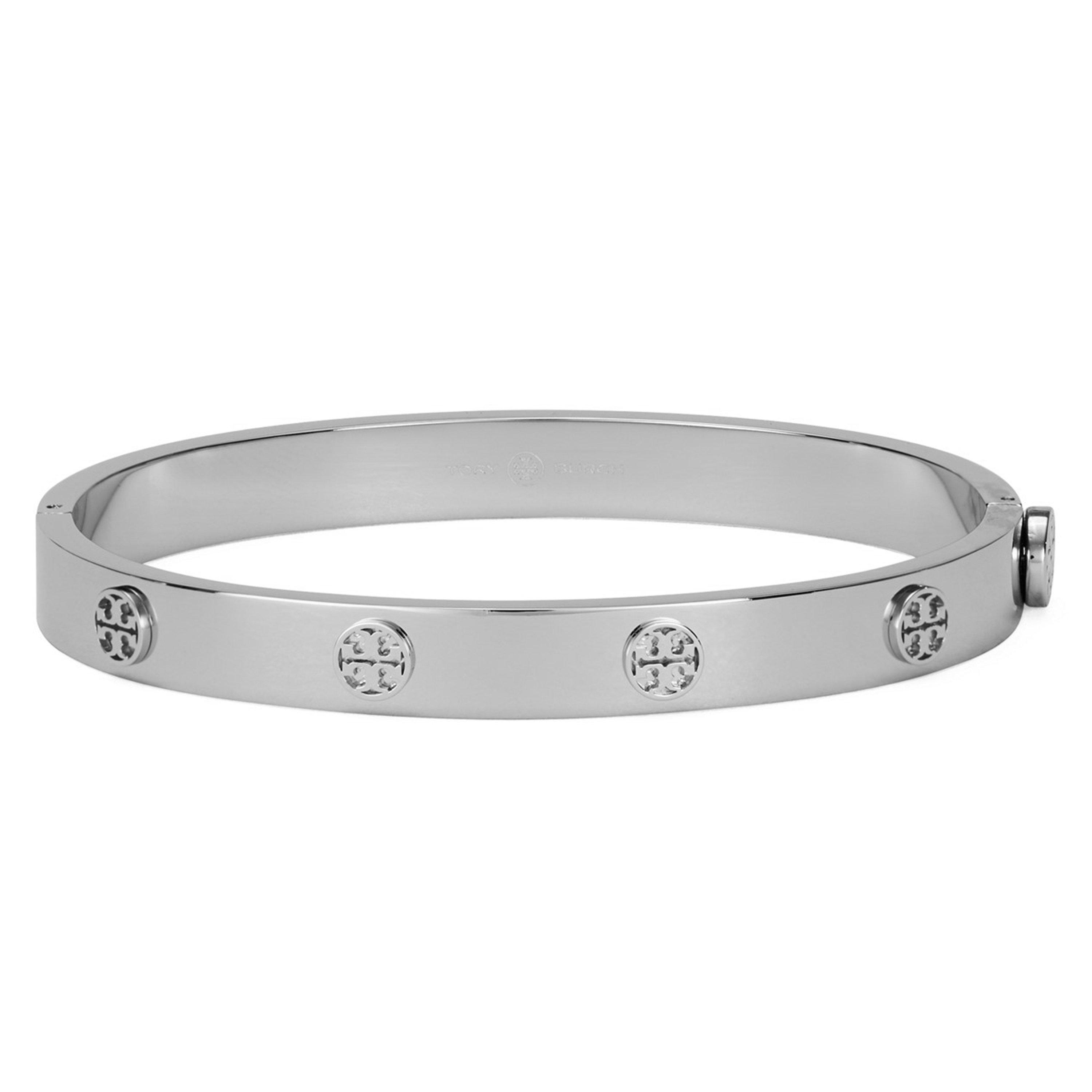 Silver - Tory Burch - Miller Studded Bracelet - 1