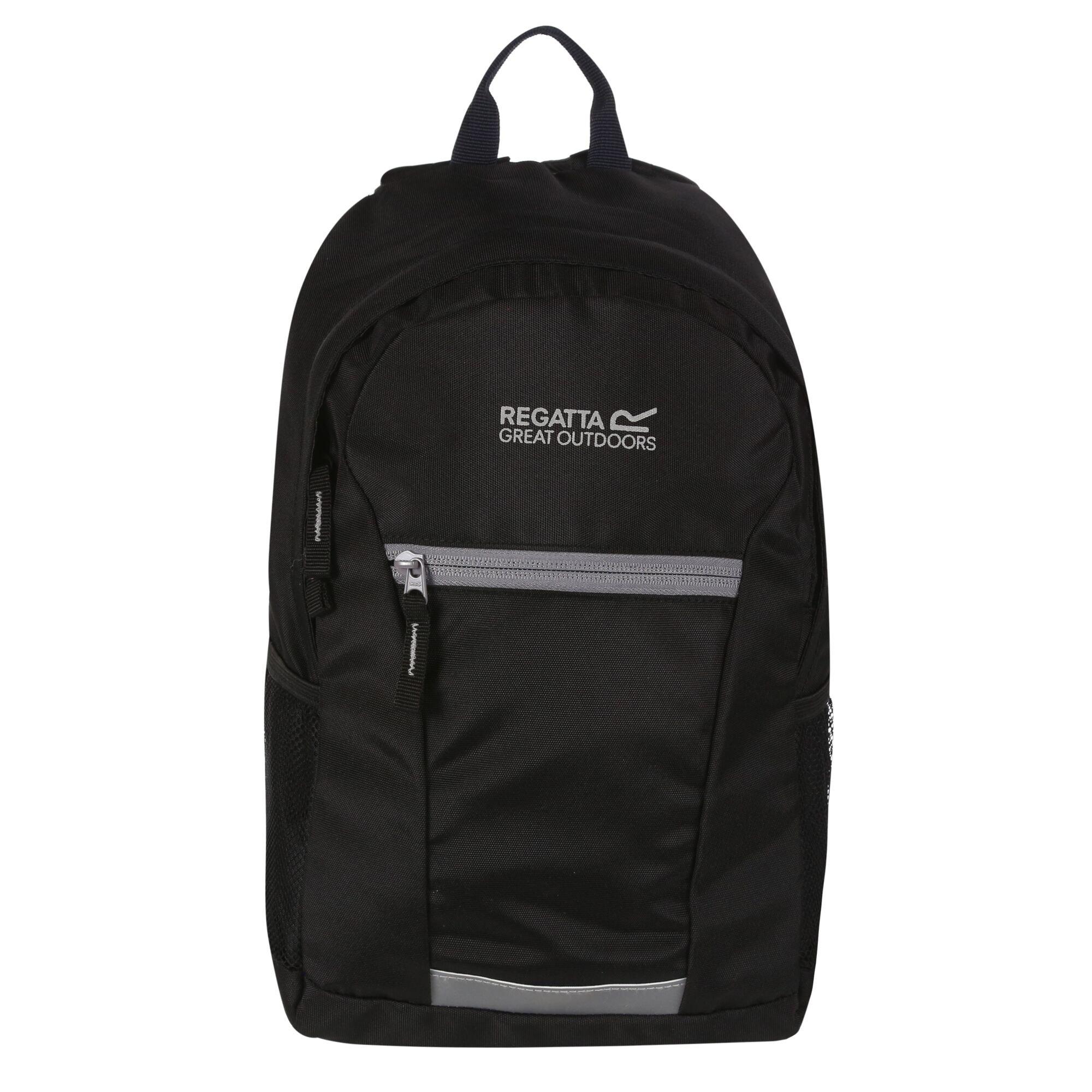 Blk/Rockgrey - Regatta - Kids Jaxon Ill 10L Rucksack - 2