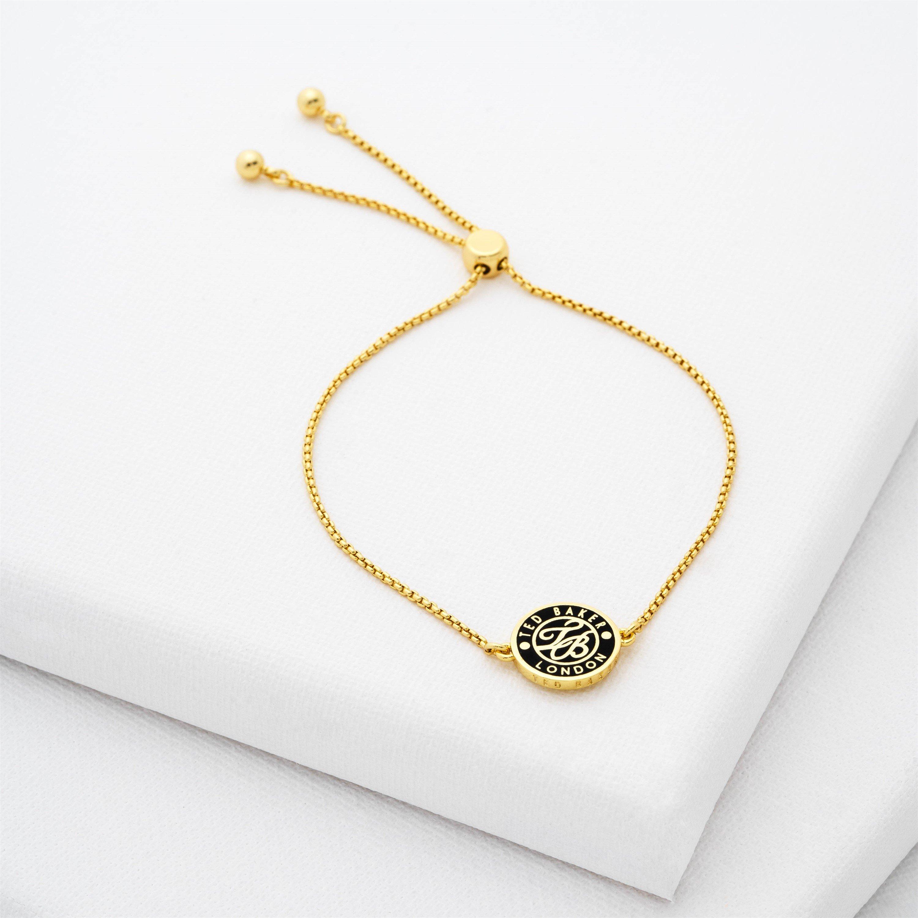 Ted Baker Jewellery Monelle Monogram Button Adjustable Bracelet