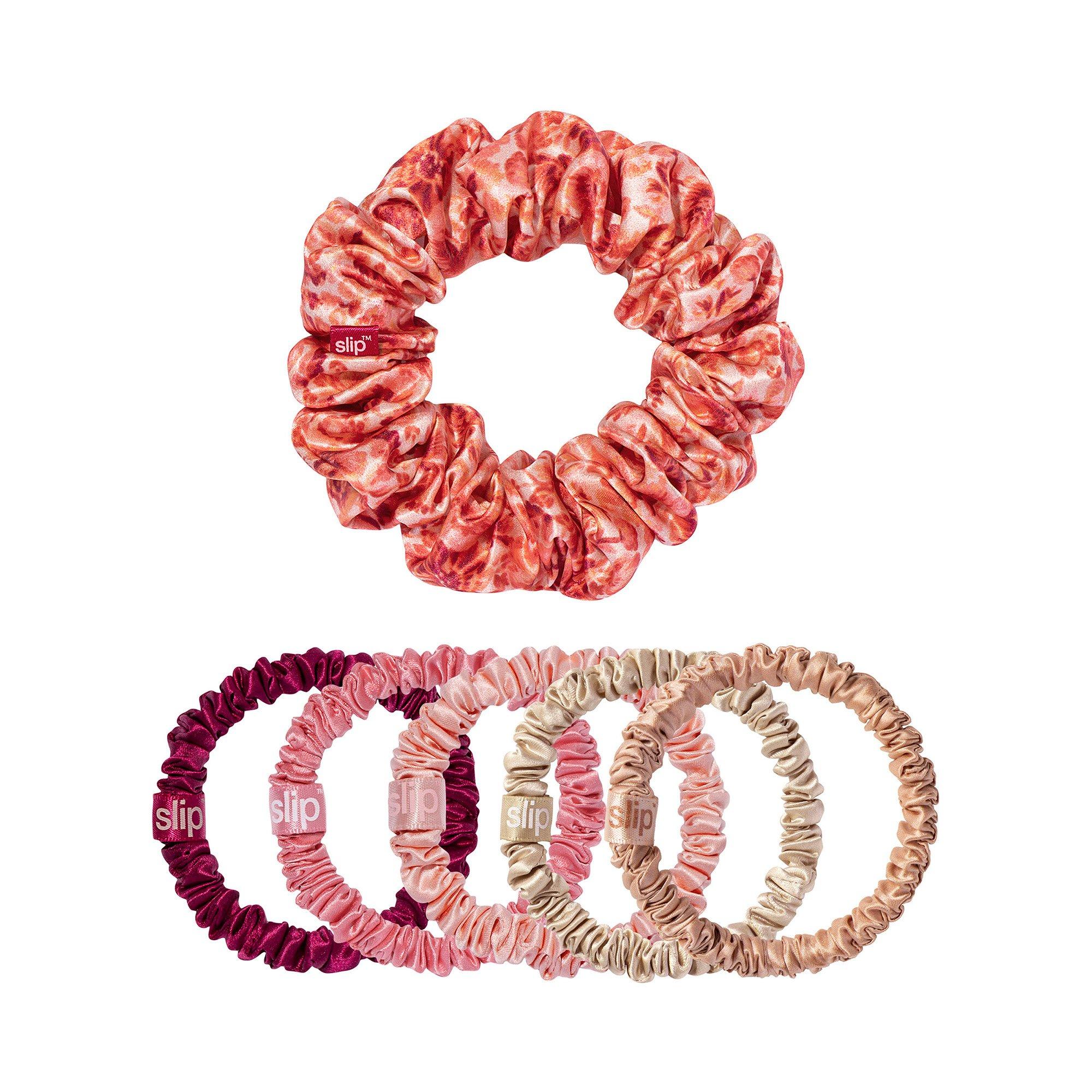 flora - Slip - slip pure silk scrunchies - flora set - 2