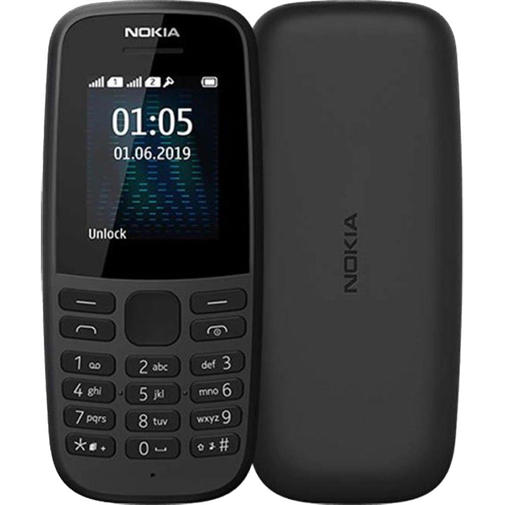 Black - Nokia - 105 Single Sim - 2