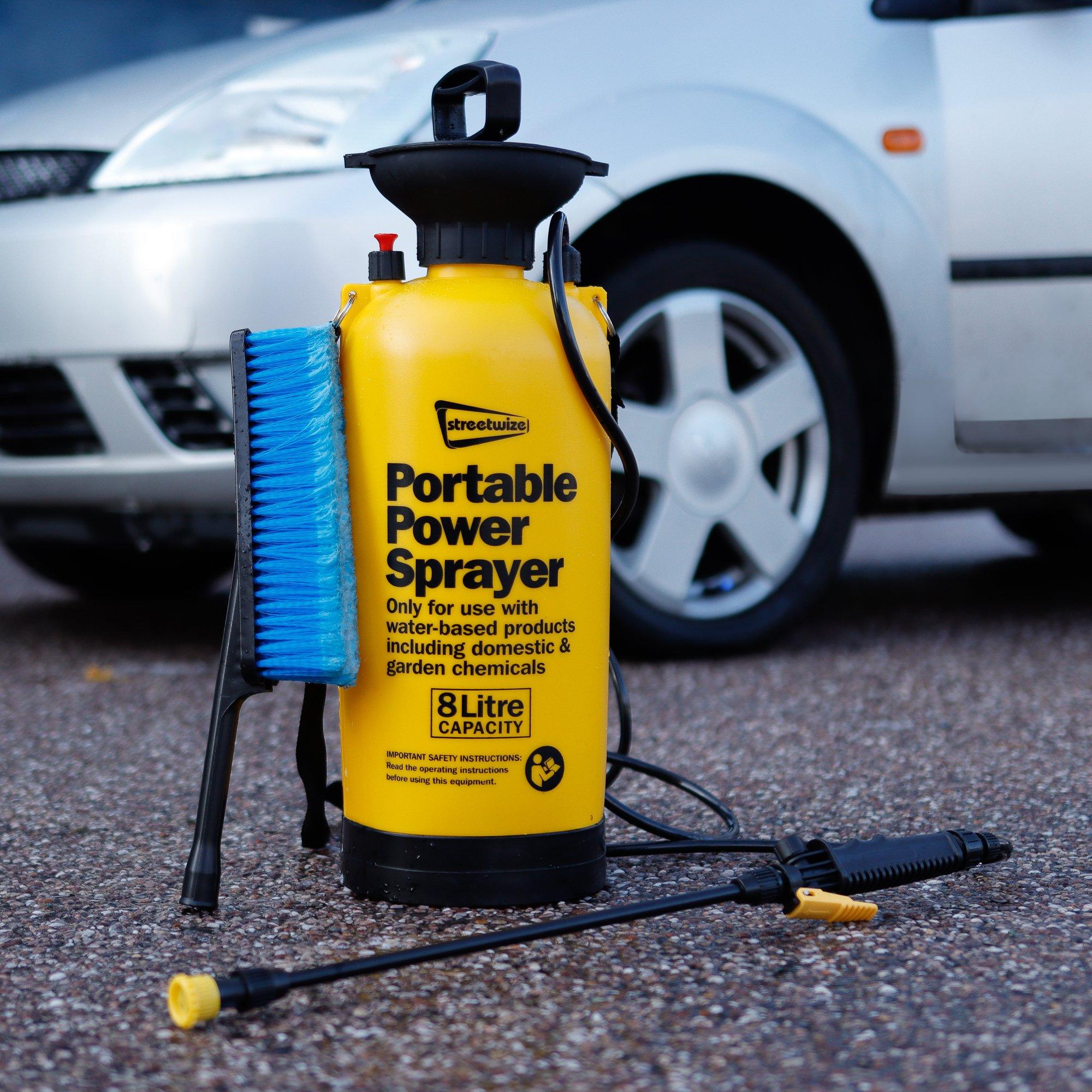 Yellow - Streetwize - 8L Portable Power Sprayer - 5