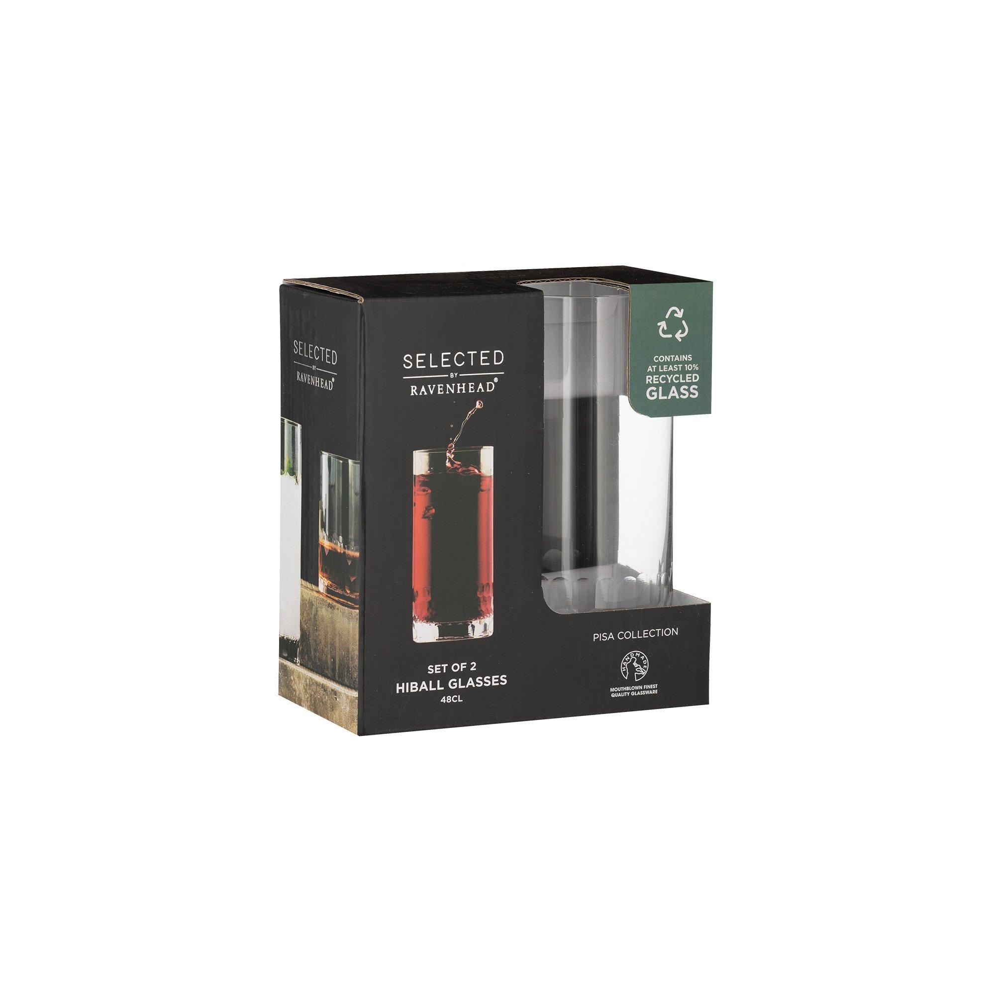 Clear - Ravenhead - Pisa Set of 2 Highball Glasses - 2