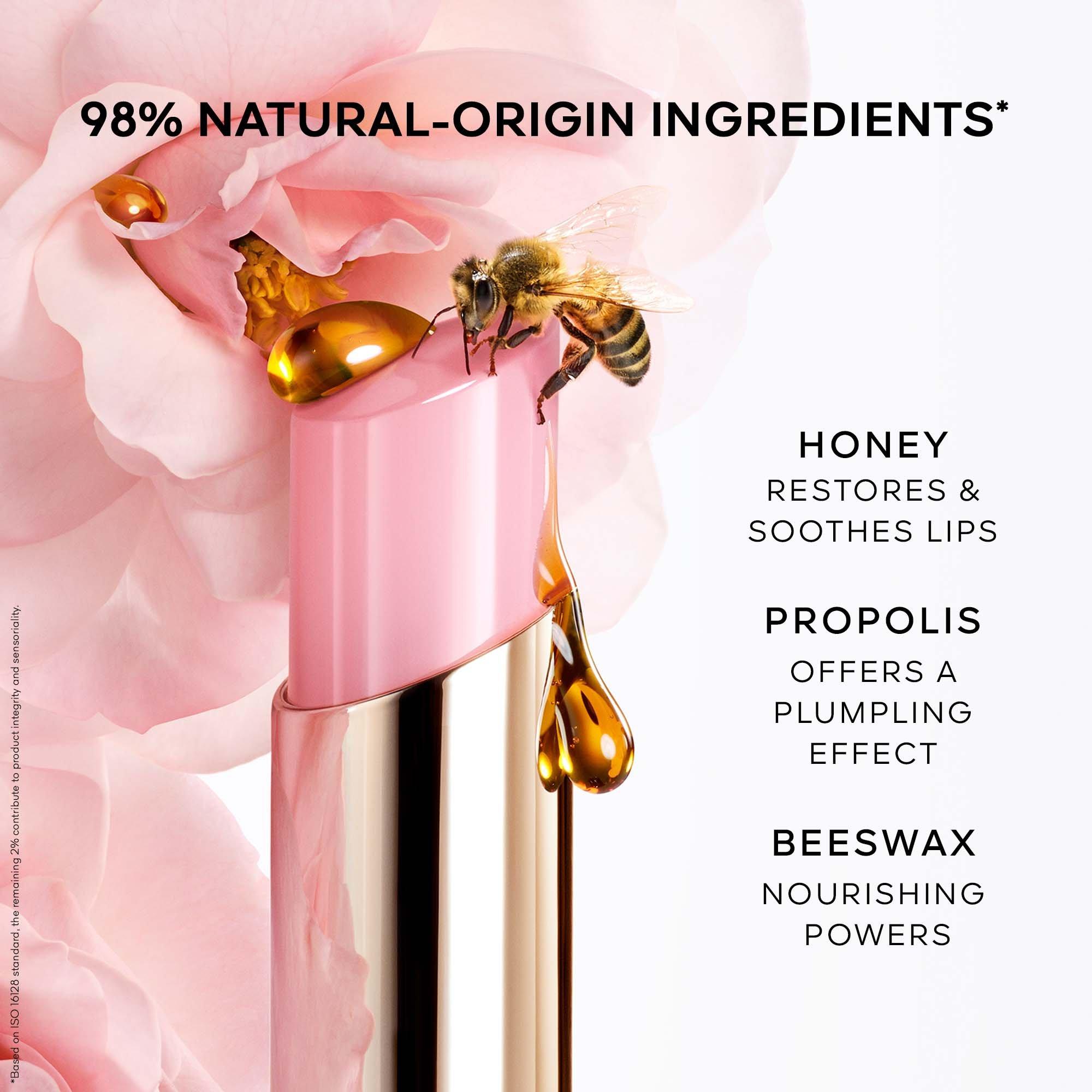 Rose 258 - Guerlain - KISSKISS BEE GLOW Natural-Origin Honey Tint Balm - 3