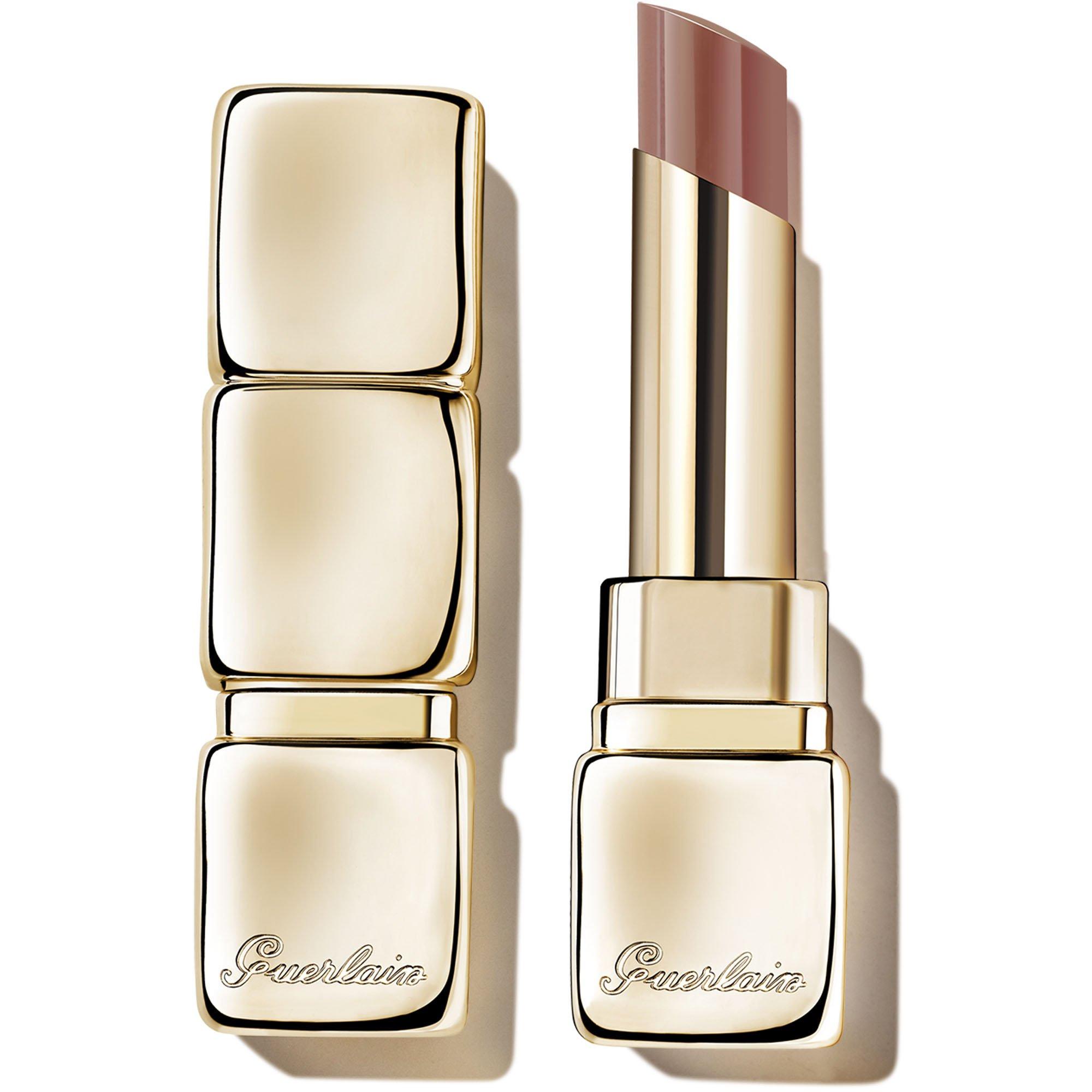 Guerlain Women's Kisskiss Shine Bloom Naturally-Derived Ingredients Lipstick - 119Floral Nude