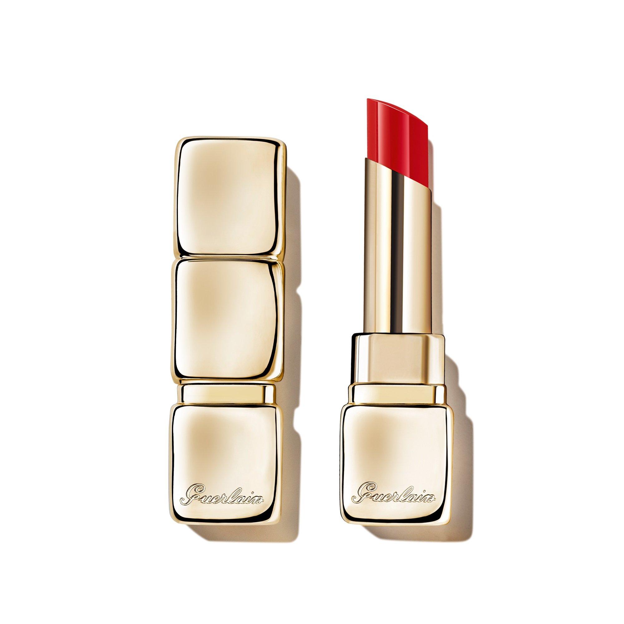 Guerlain KissKiss Shine Bloom Naturally-Derived Ingredients Lipstick - 709PETAL RED